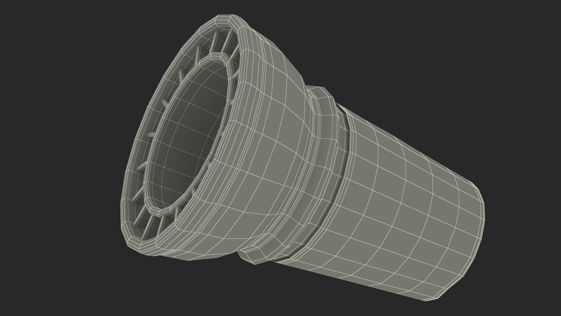 3D JOY 30 Flat Bottom Cake Cone model