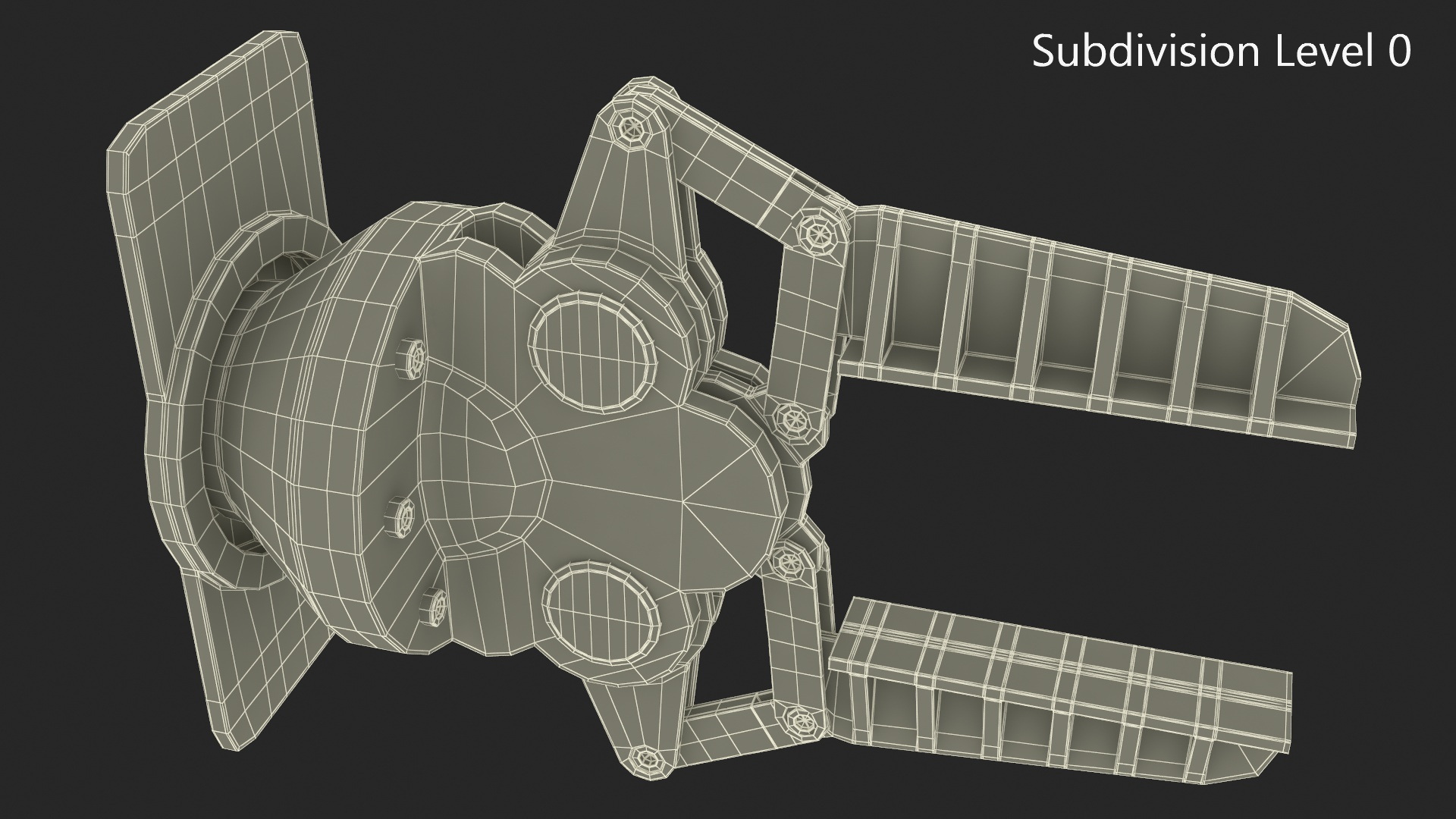 3D Two Finger Gripper model