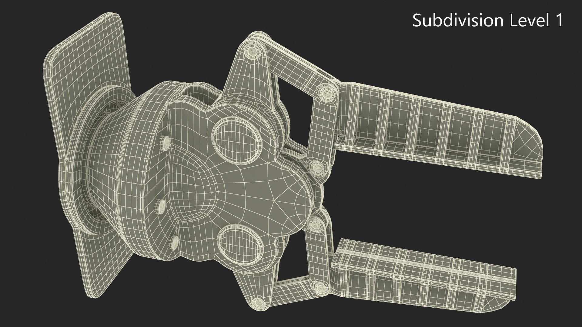 3D Two Finger Gripper model