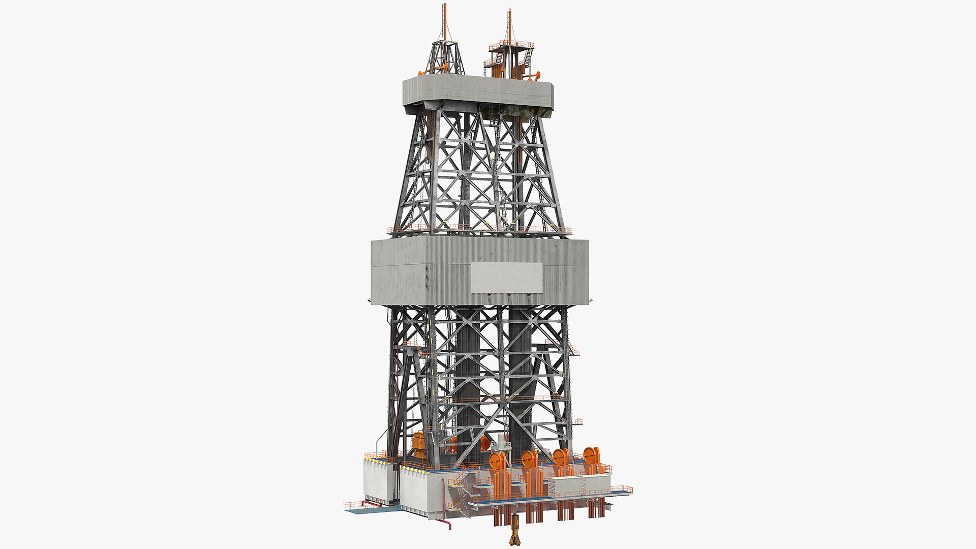 3D Drilling Rig Tower model
