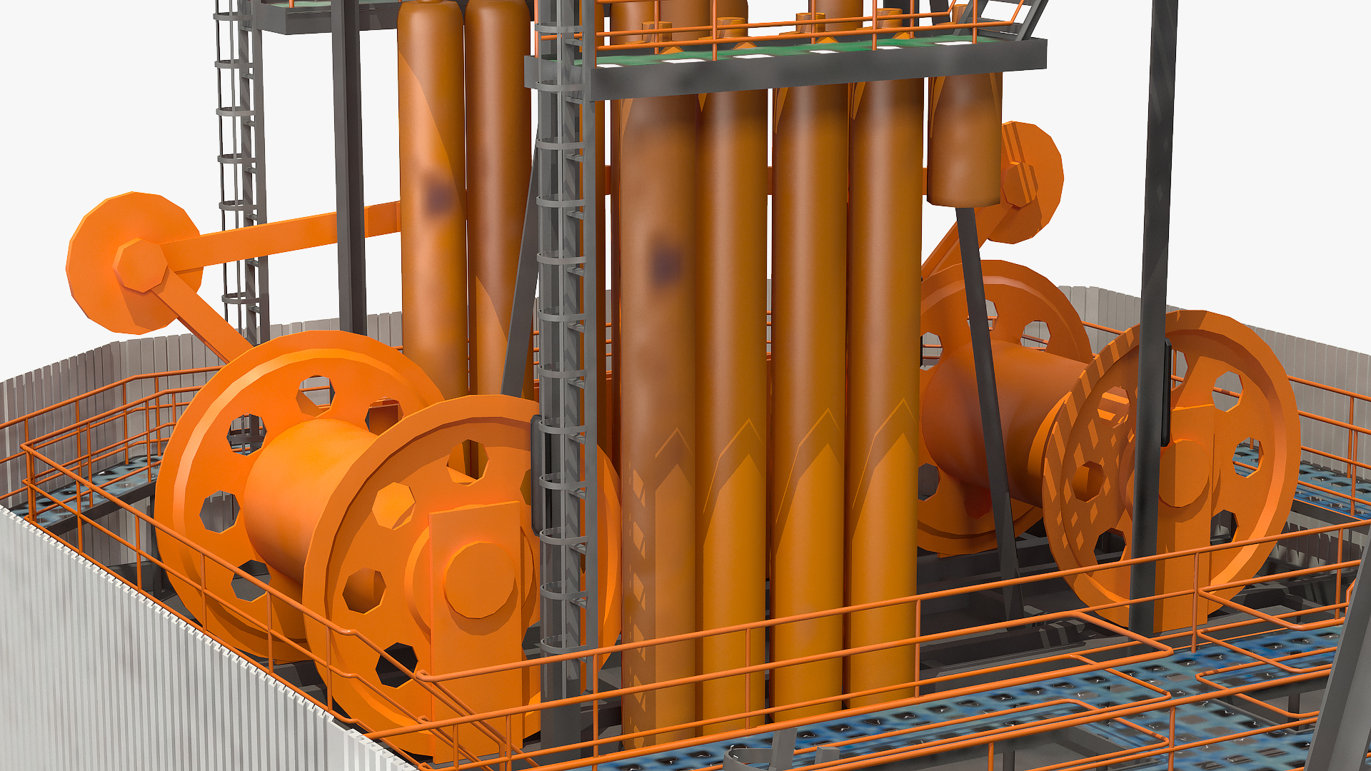 3D Drilling Rig Tower model