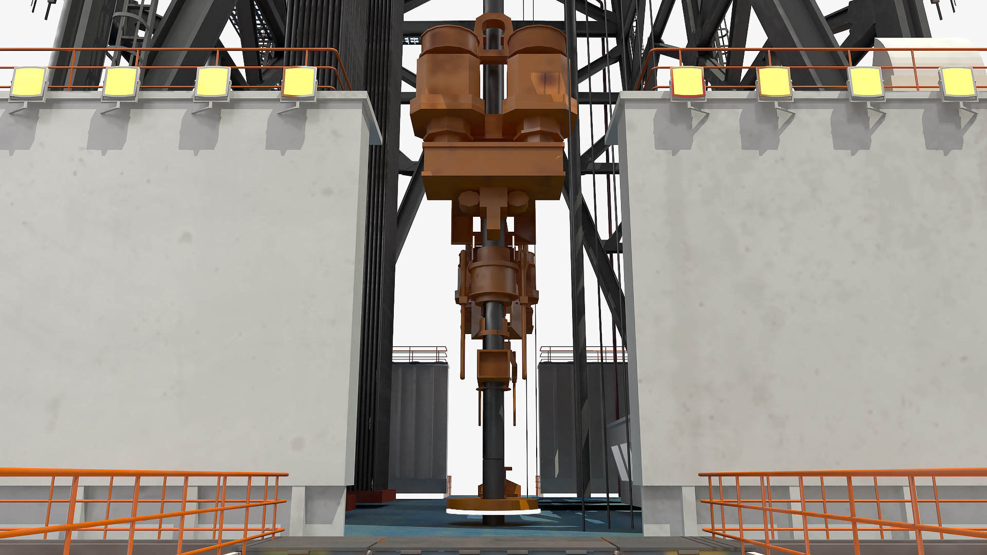 3D Drilling Rig Tower model