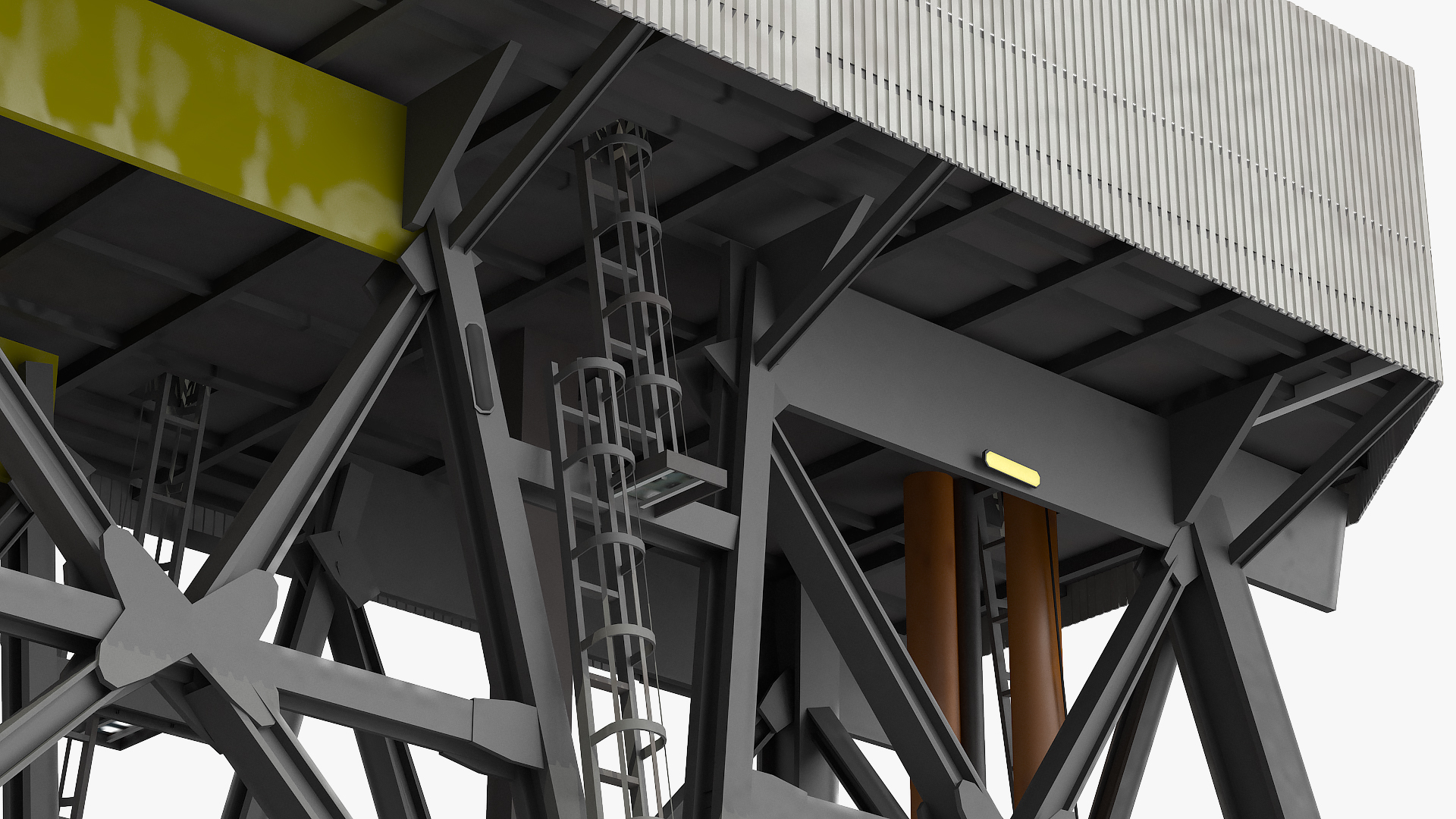 3D Drilling Rig Tower model
