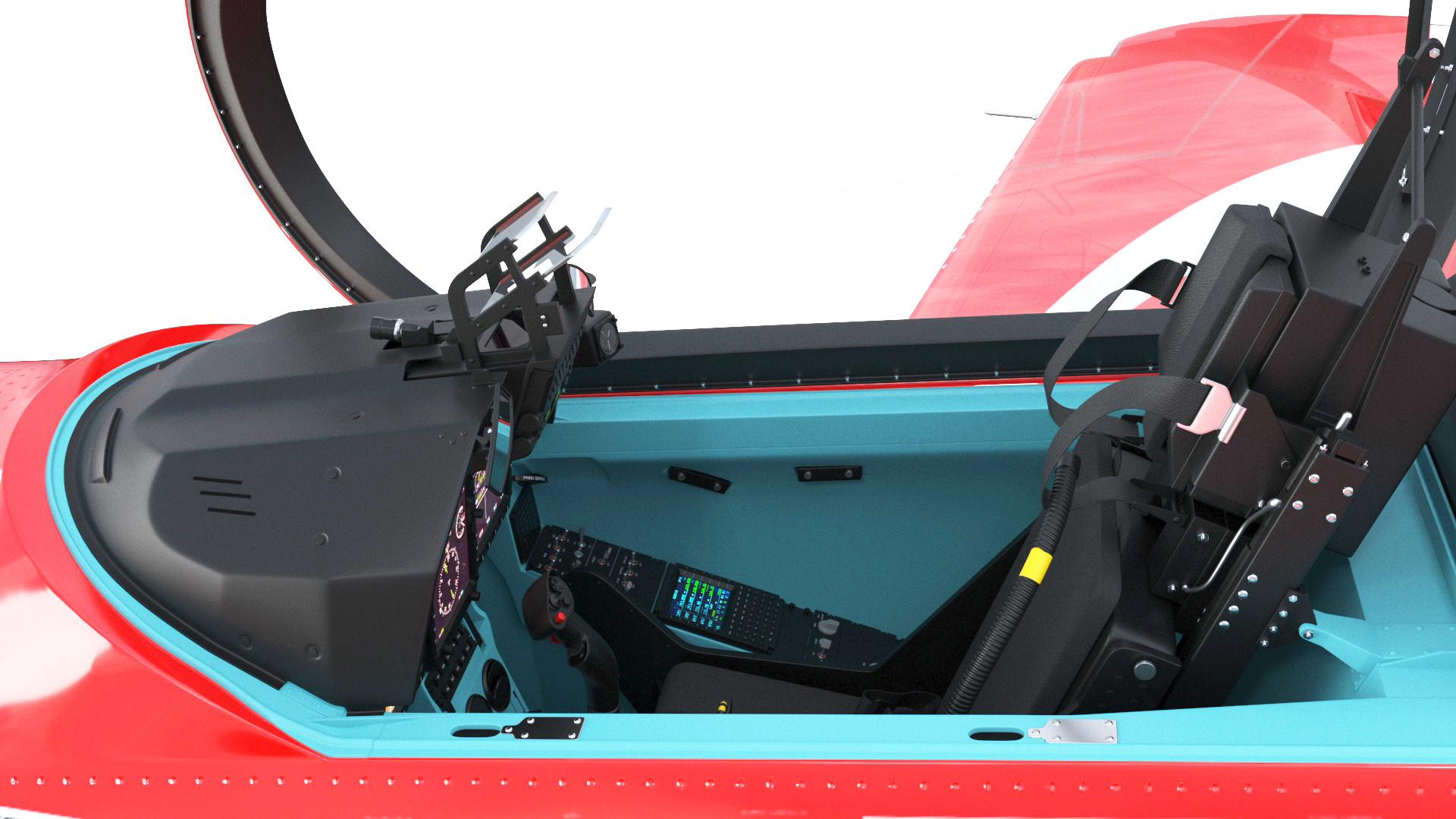 3D model Training Aircraft Pilatus PC-21 Red