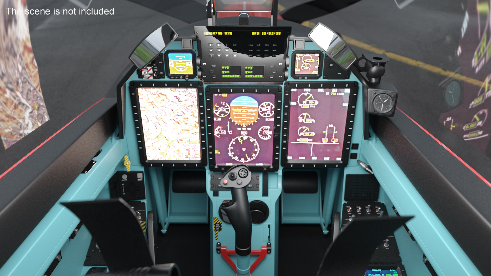 3D model Training Aircraft Pilatus PC-21 Red