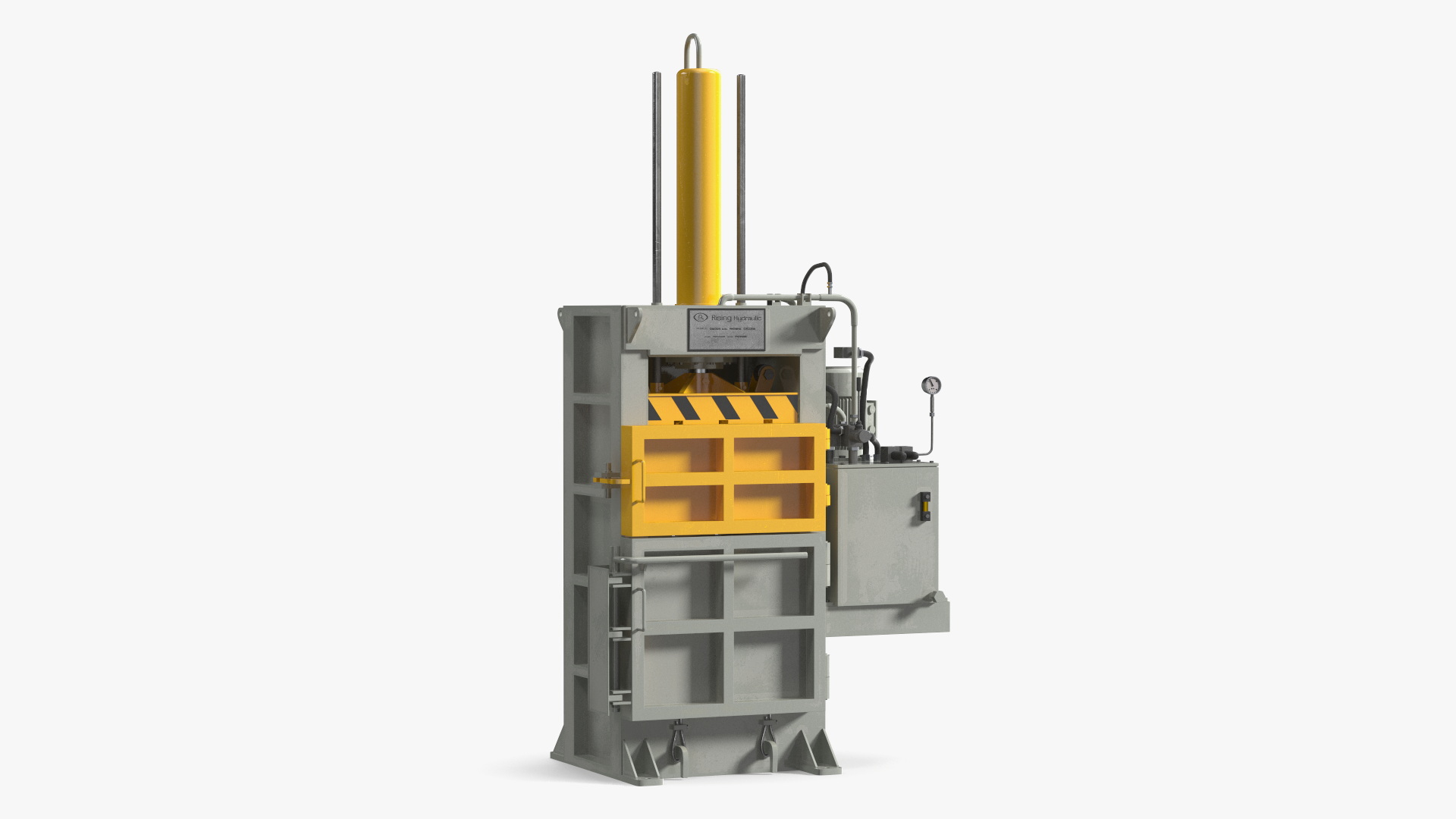 3D model Bailing Machine Grey