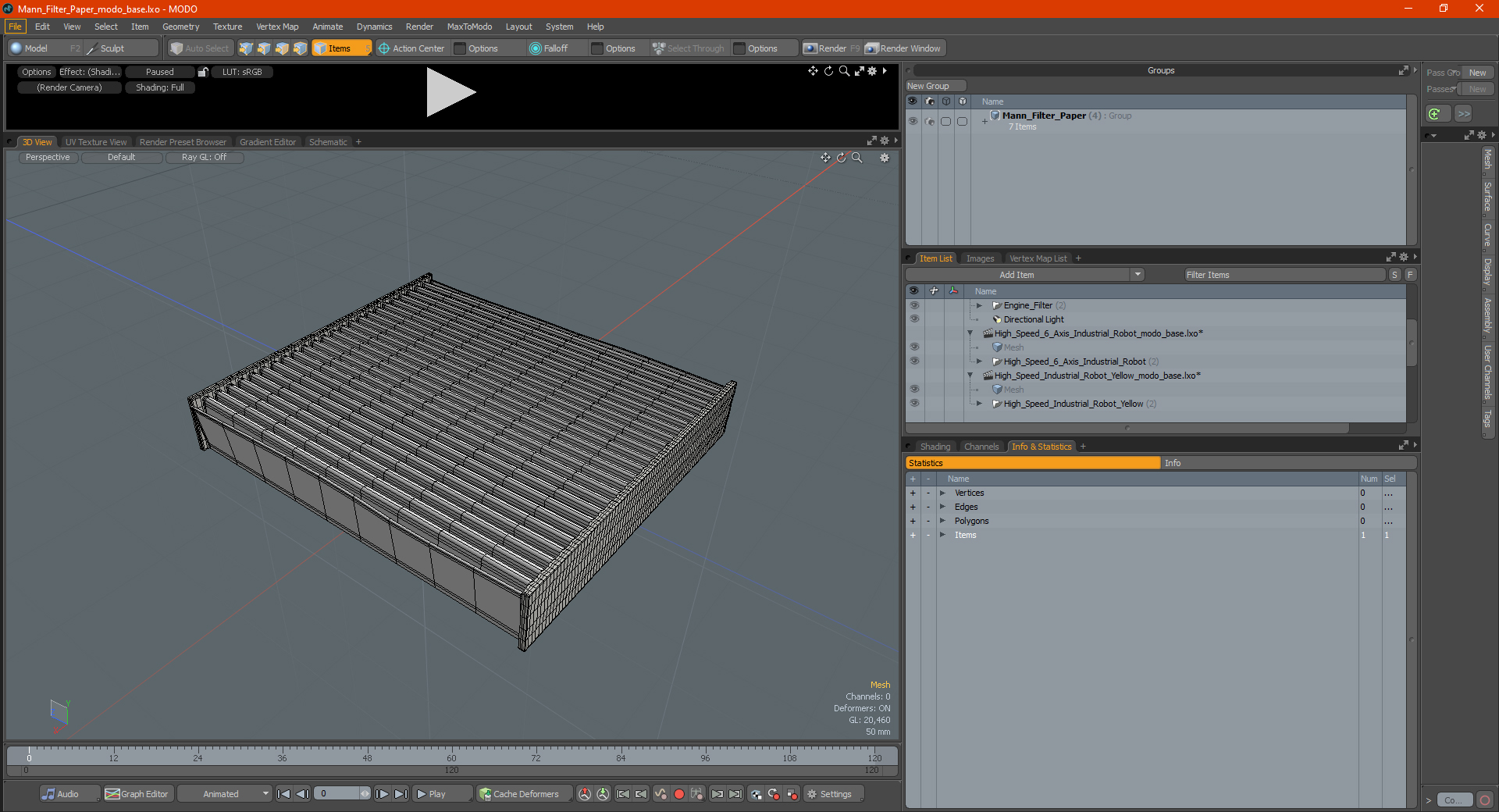 Mann Filter Paper 3D