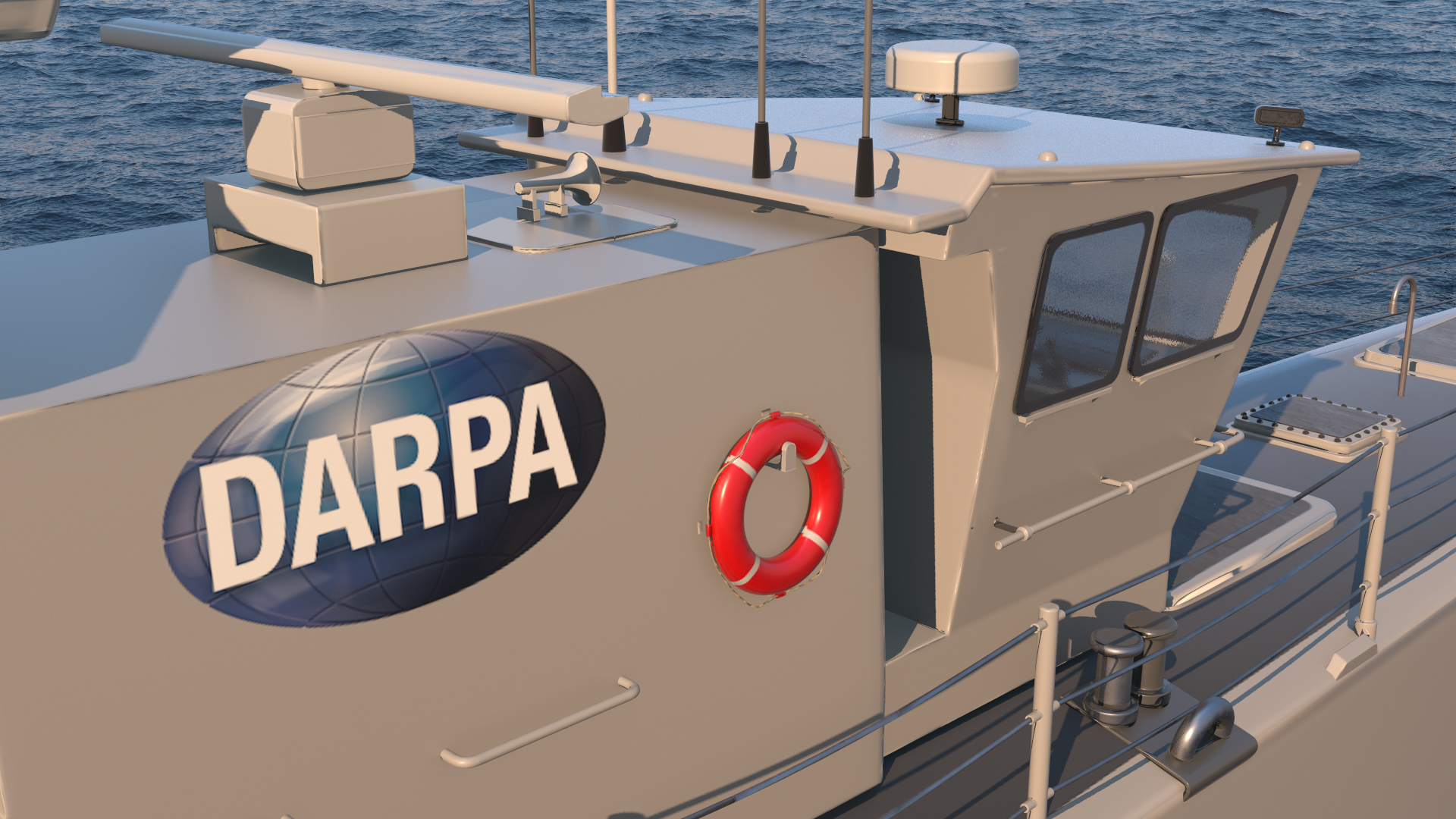 Sea Hunter USV 3D model