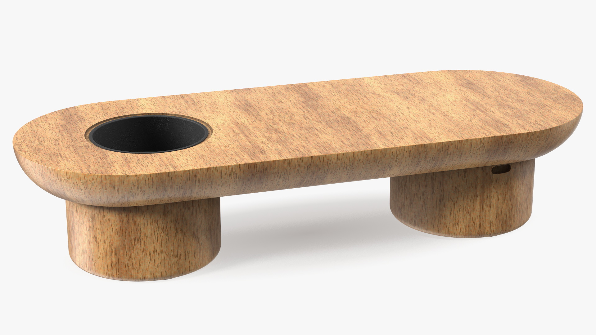 Outdoor Table Bench Wood 3D model