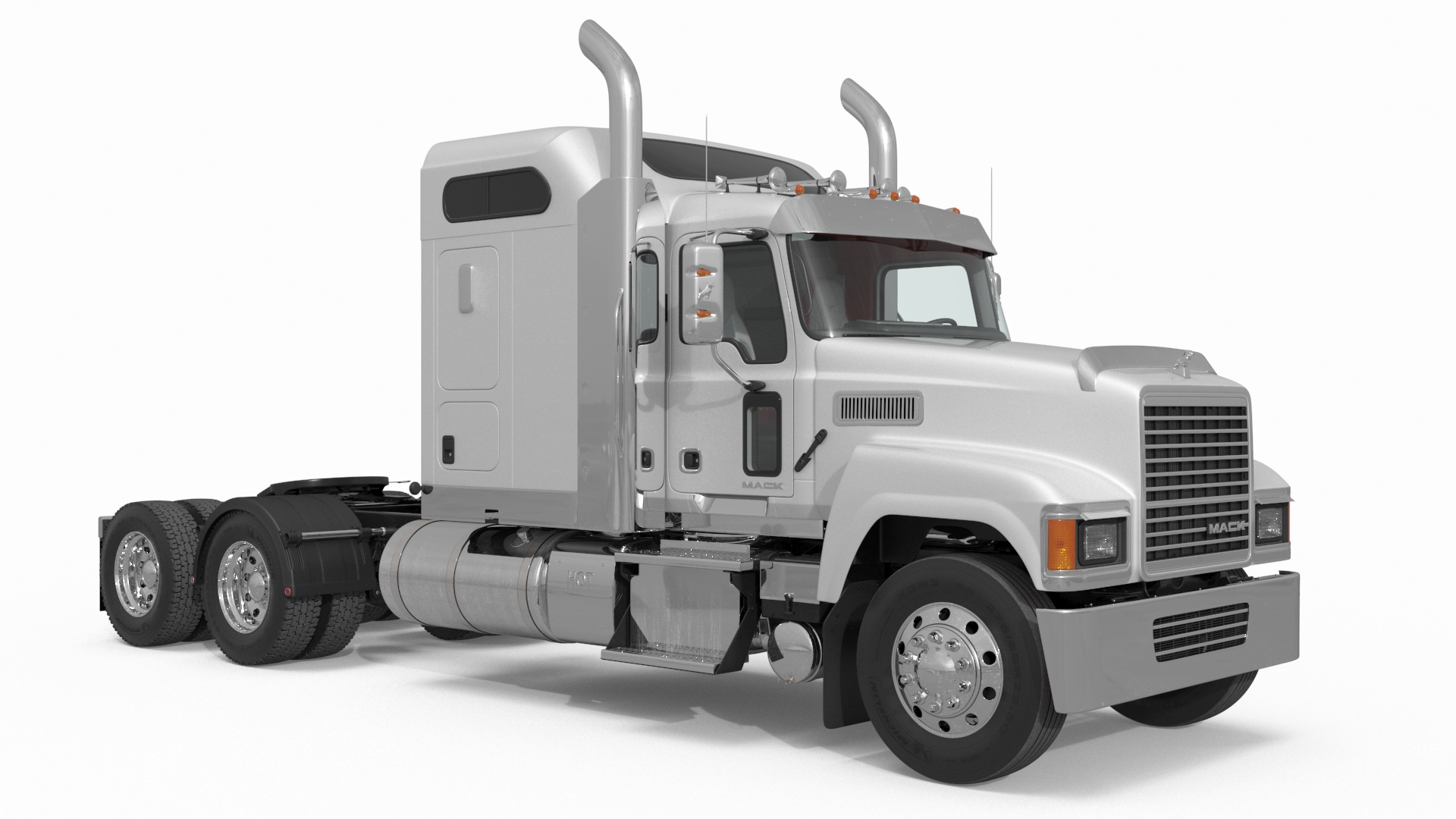 3D Mack CHU613 Truck Simple Interior model