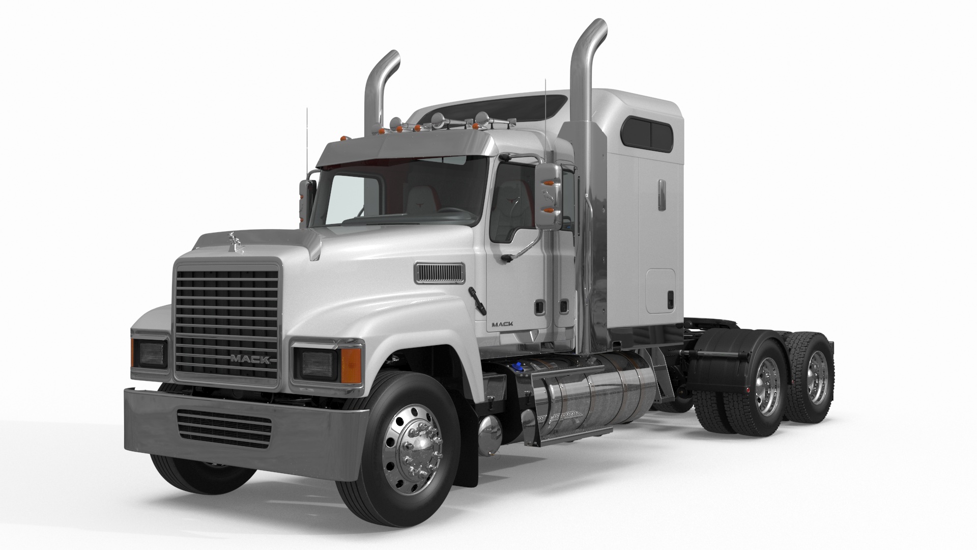 3D Mack CHU613 Truck Simple Interior model