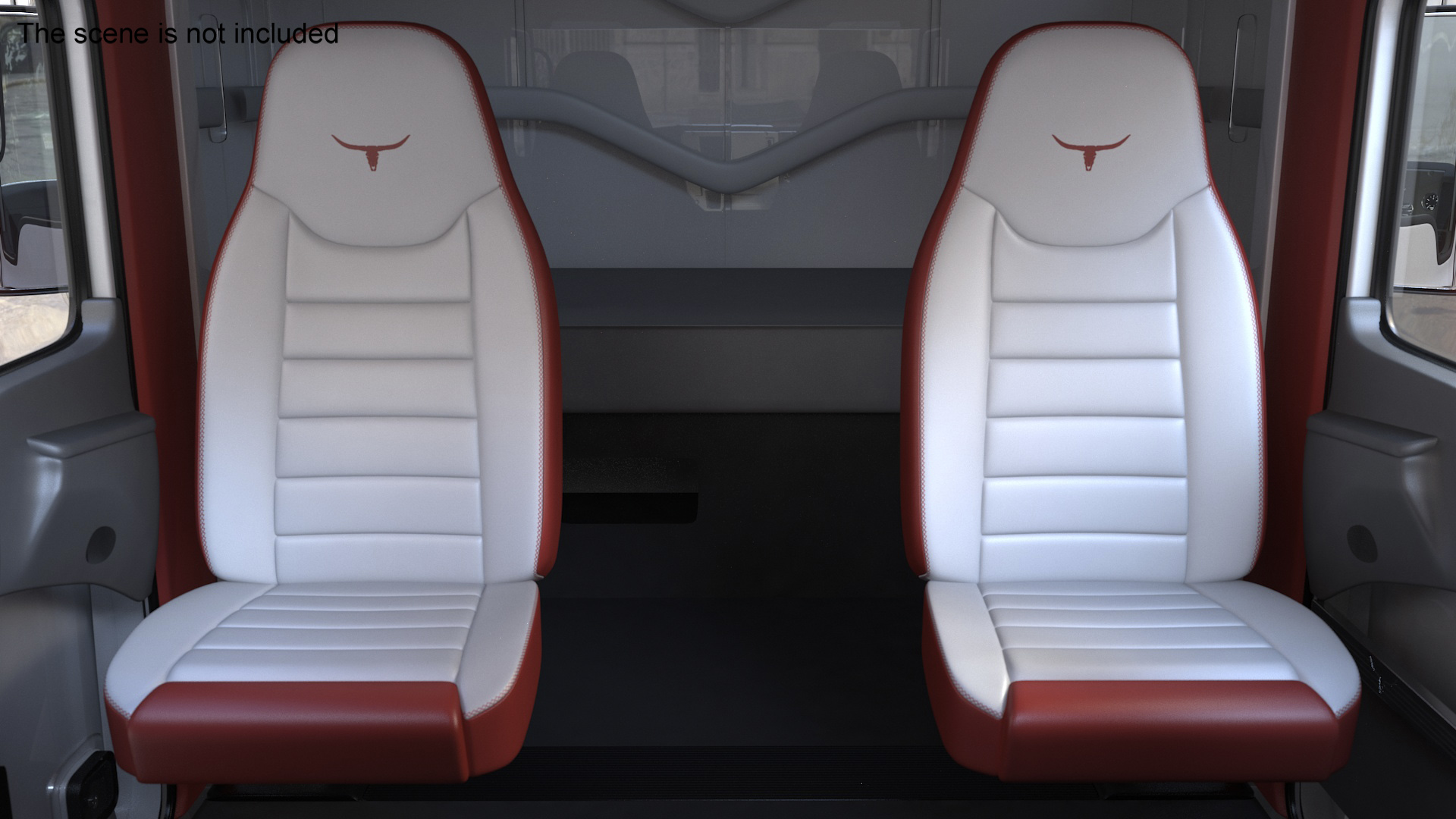 3D Mack CHU613 Truck Simple Interior model