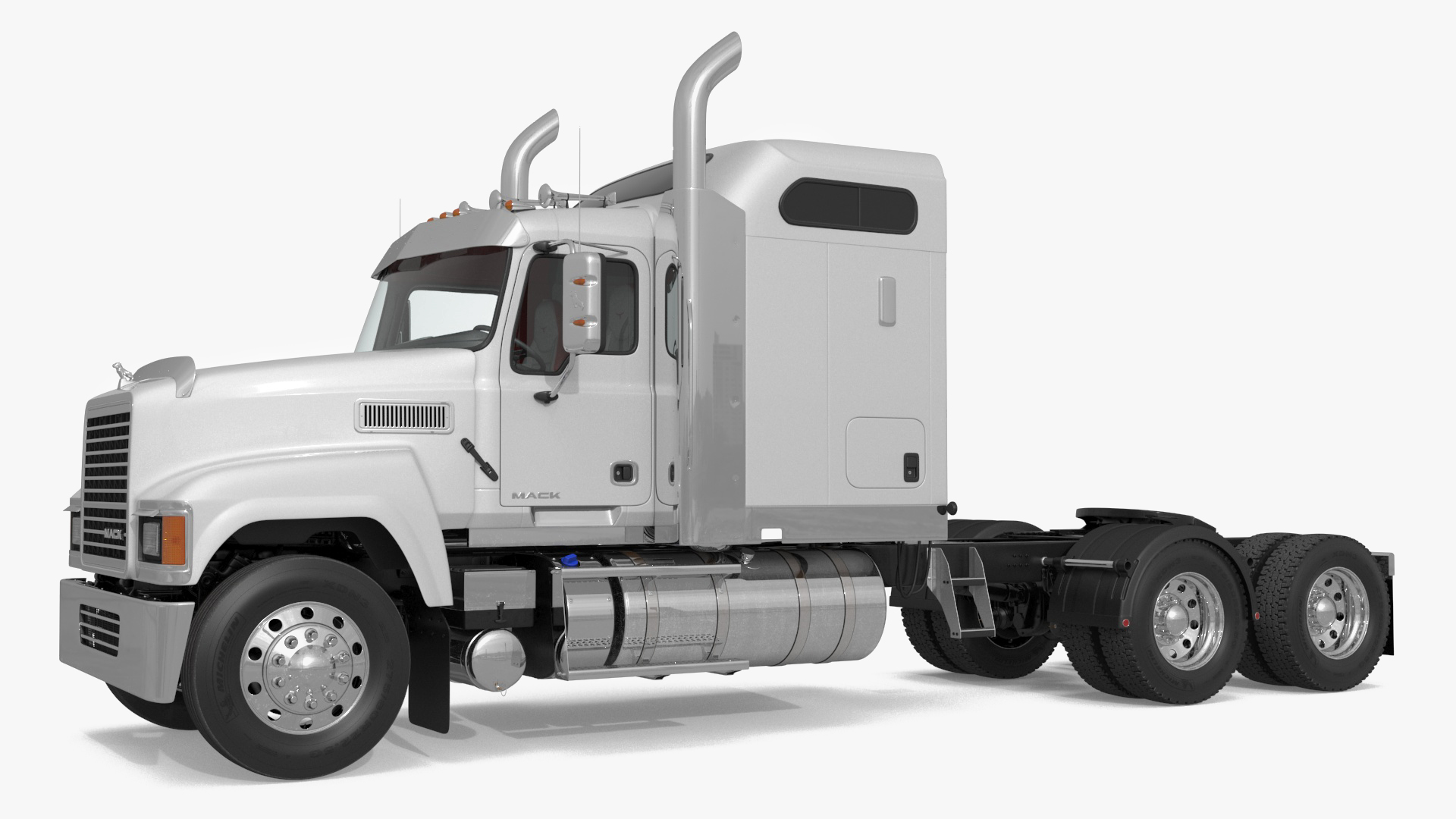 3D Mack CHU613 Truck Simple Interior model