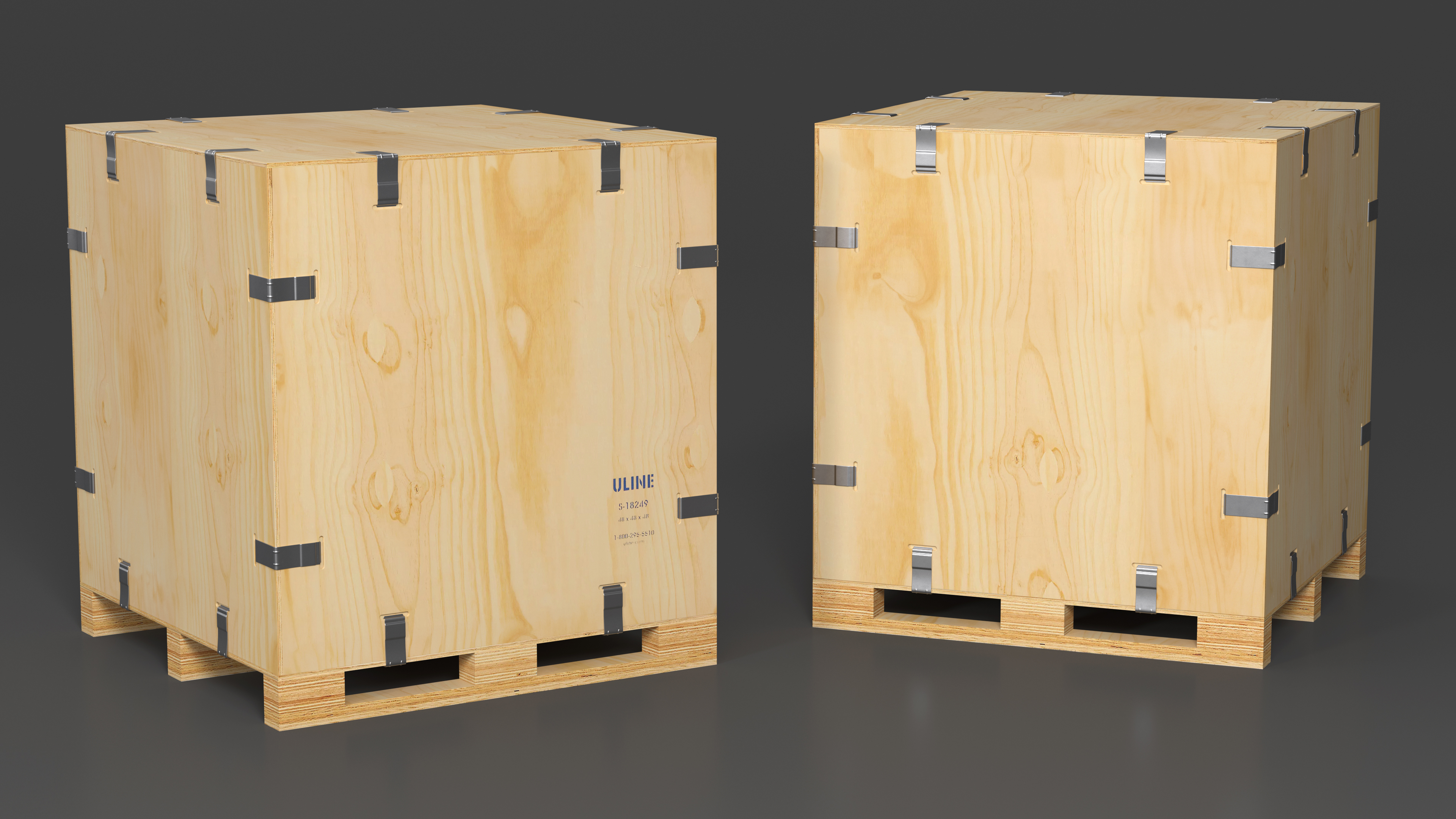 3D Wooden Packaging Box Uline