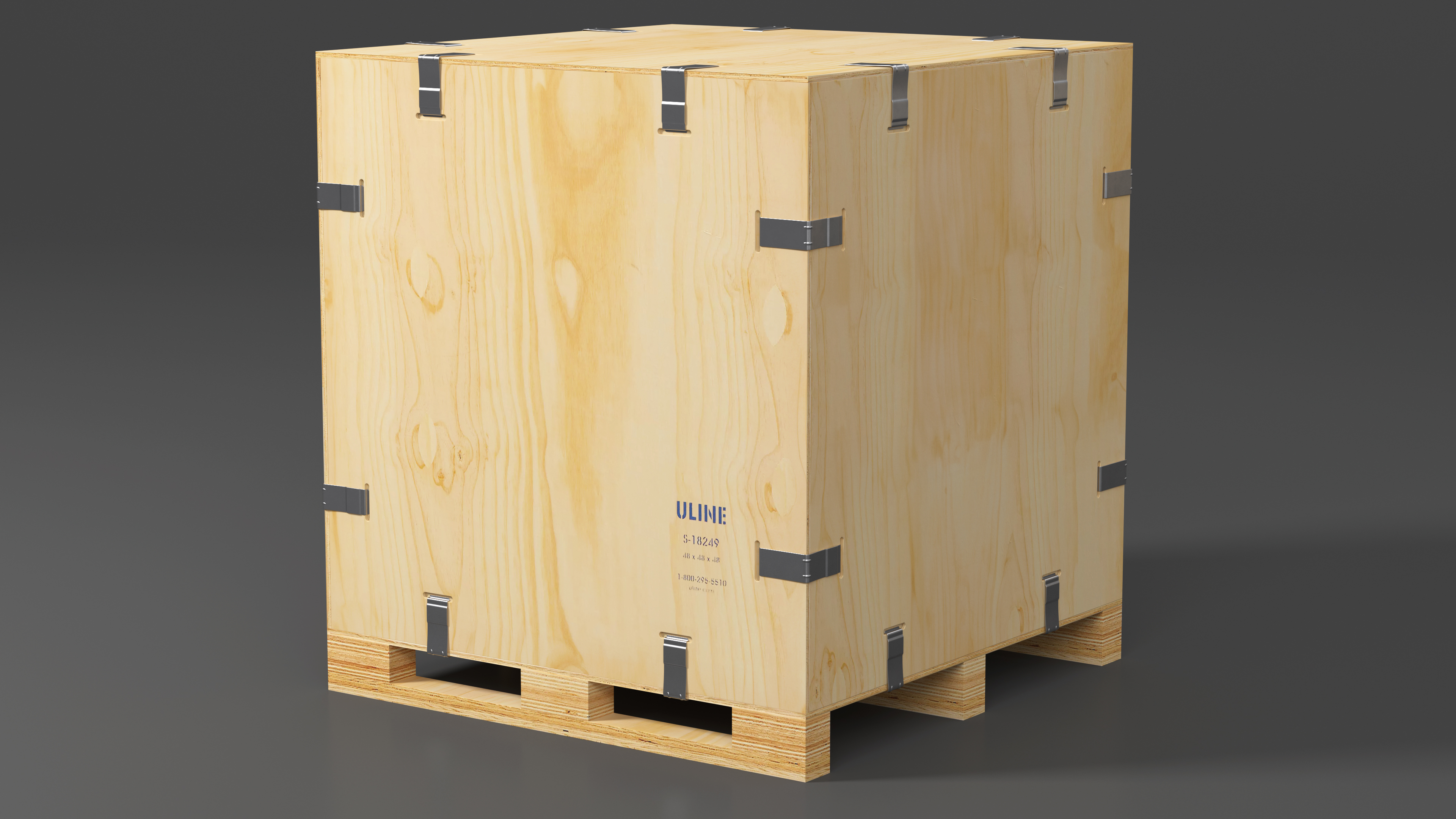 3D Wooden Packaging Box Uline