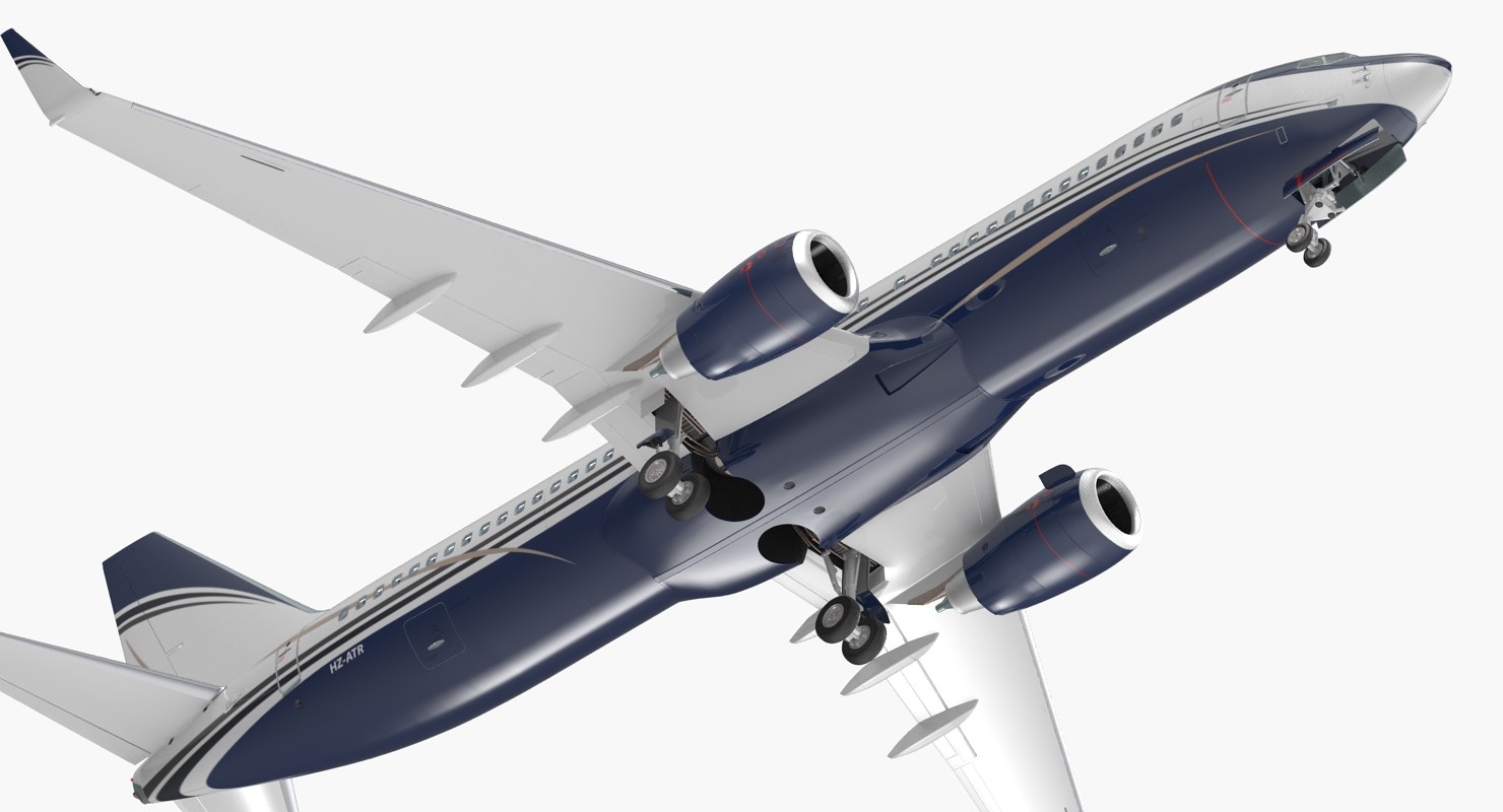 3D Boeing 737 800 with Interior Generic