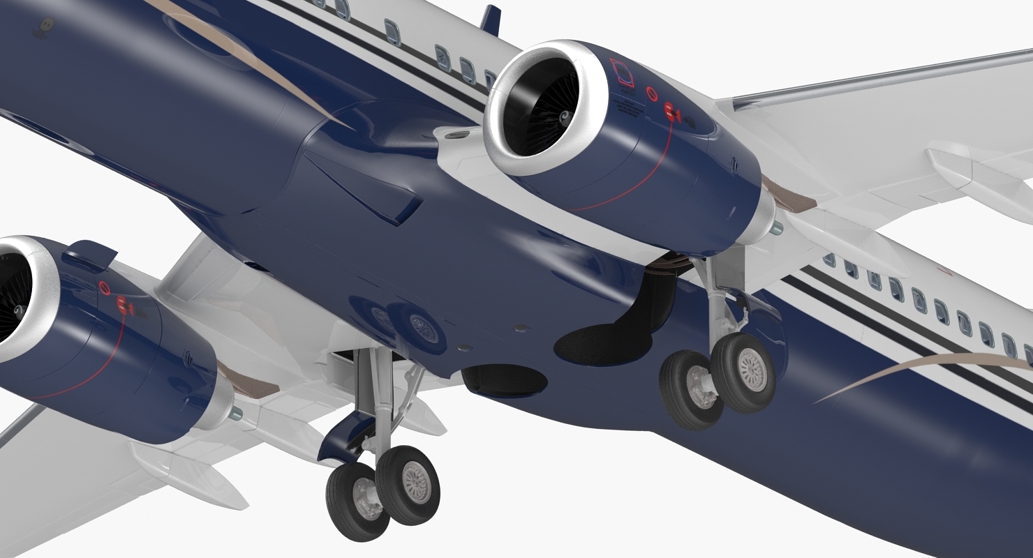 3D Boeing 737 800 with Interior Generic