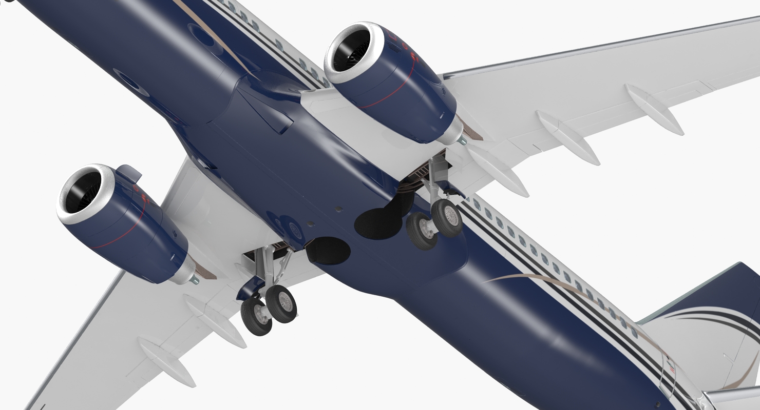 3D Boeing 737 800 with Interior Generic