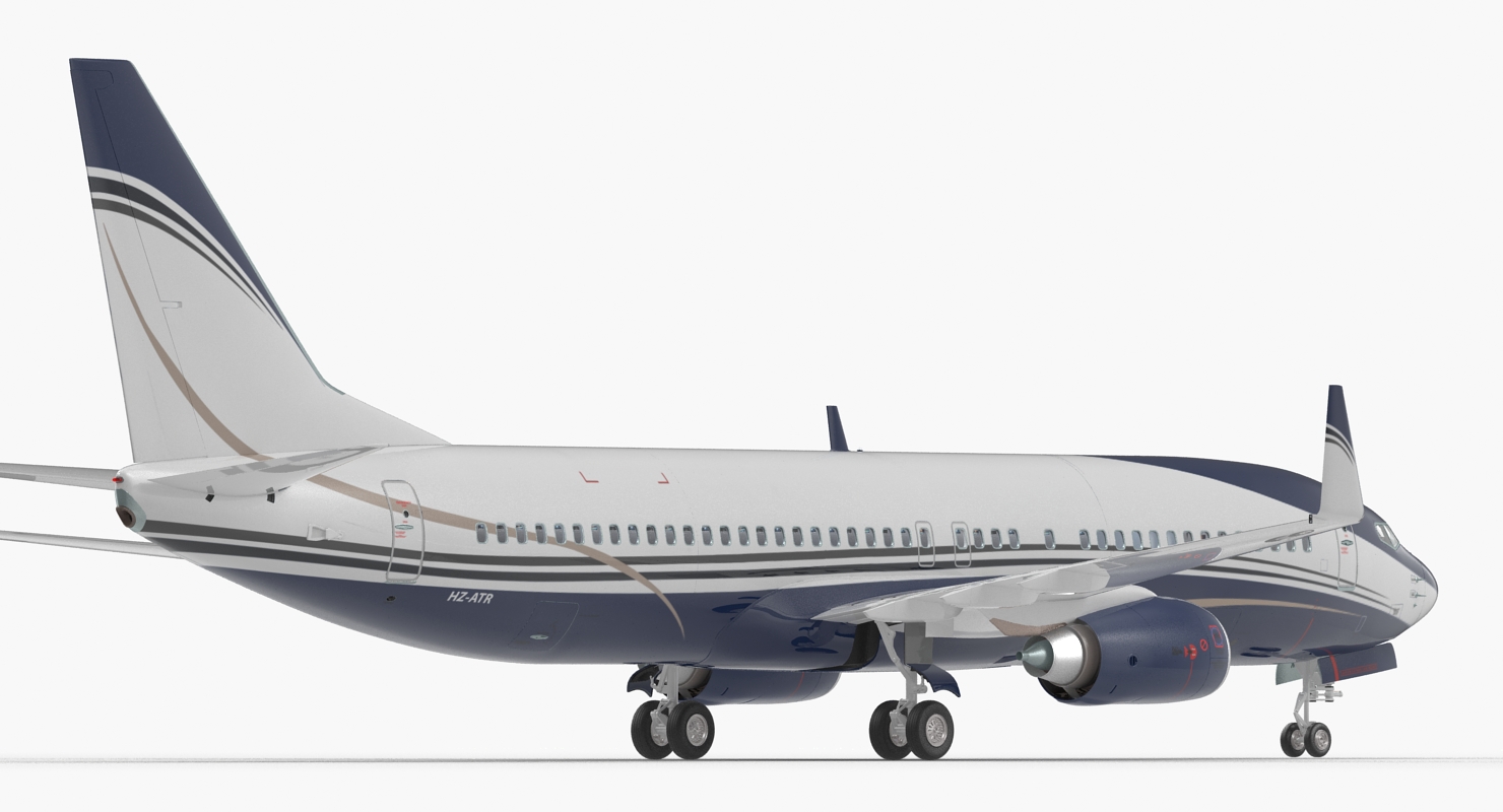 3D Boeing 737 800 with Interior Generic