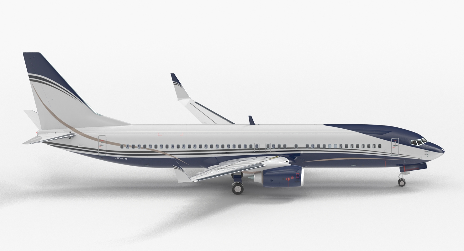 3D Boeing 737 800 with Interior Generic