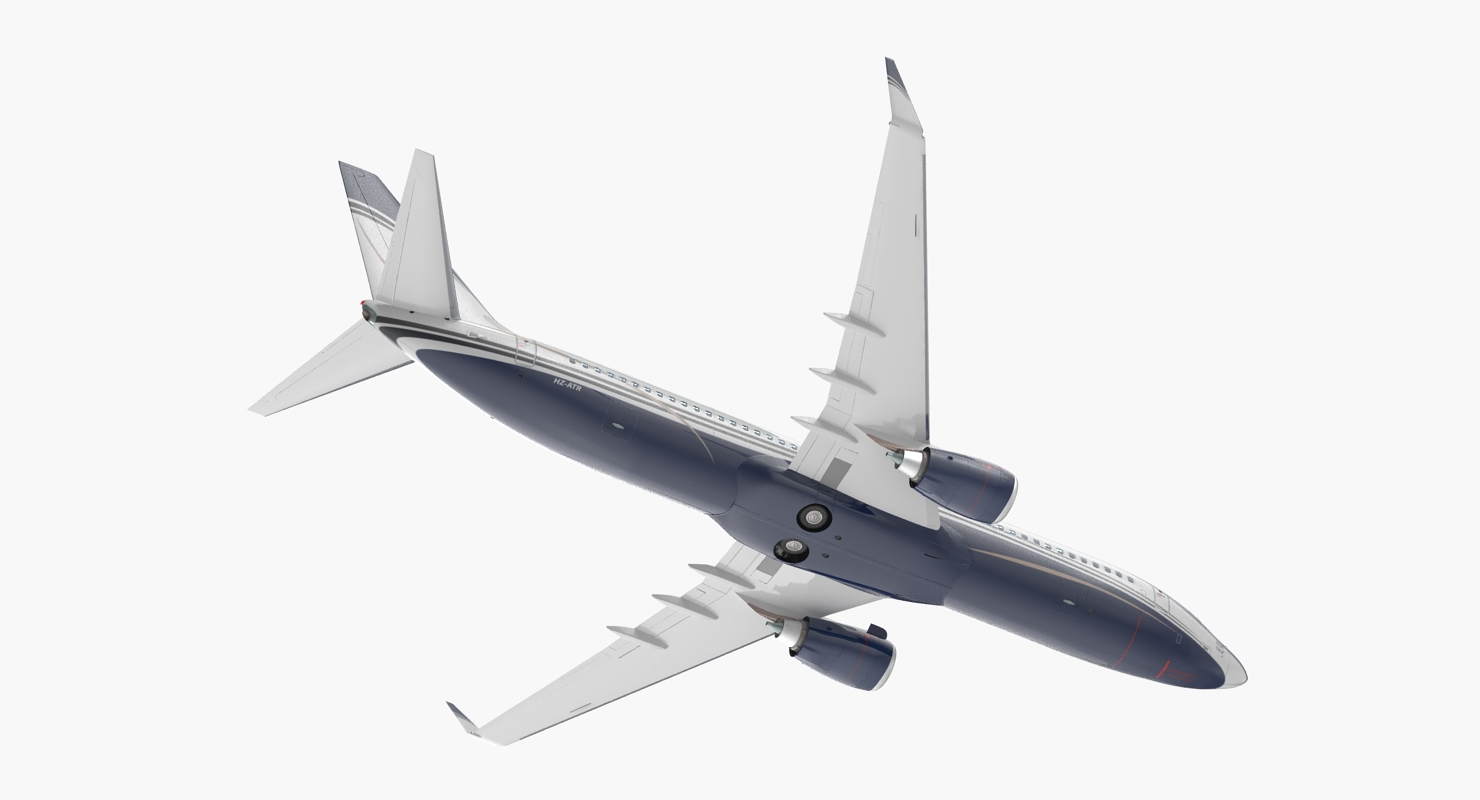 3D Boeing 737 800 with Interior Generic