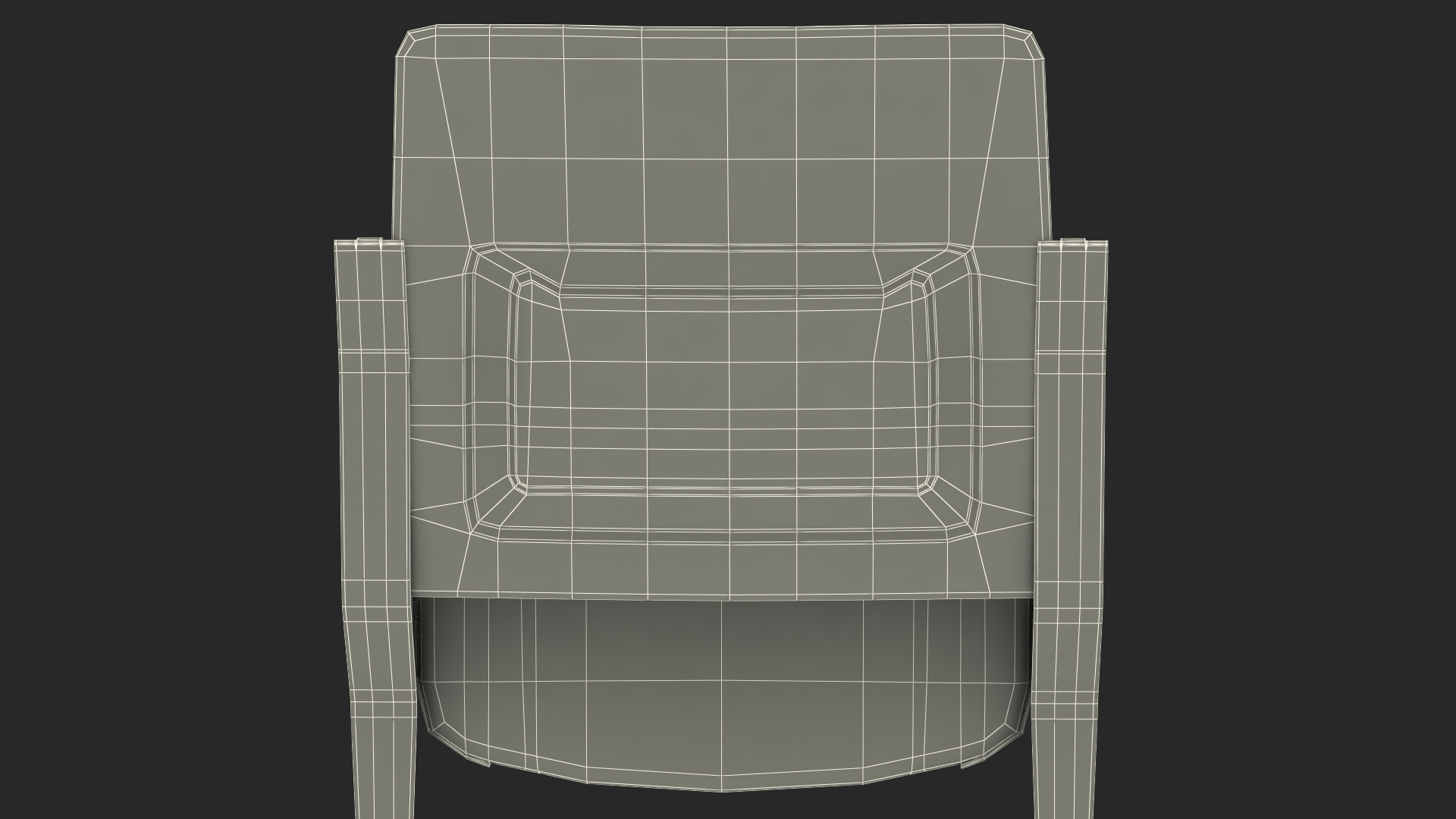 3D model Plastic Stadium Seat