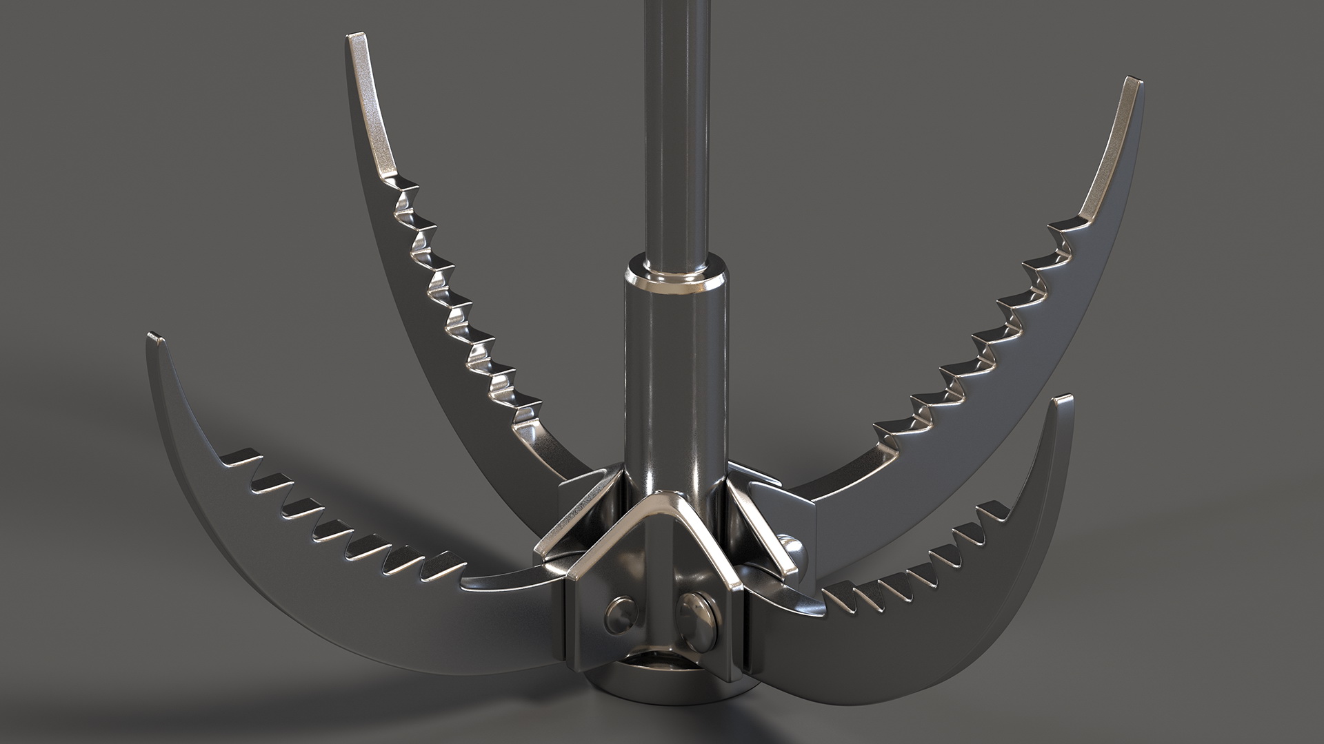3D Folding Climbing Grappling Hook