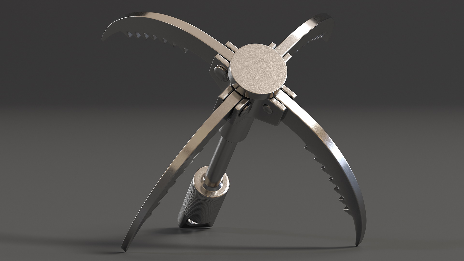 3D Folding Climbing Grappling Hook