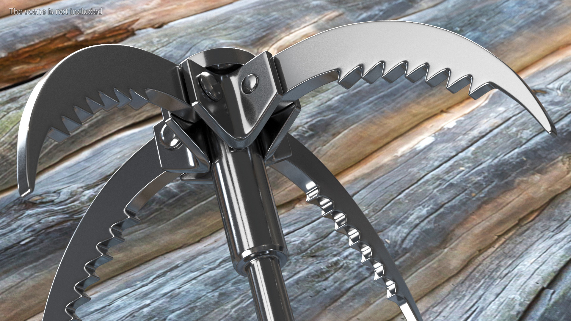 3D Folding Climbing Grappling Hook