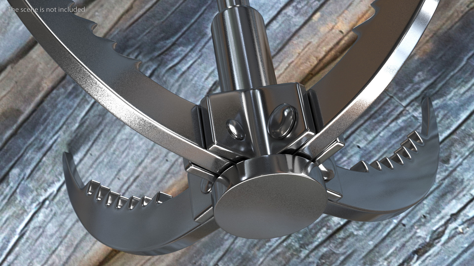3D Folding Climbing Grappling Hook