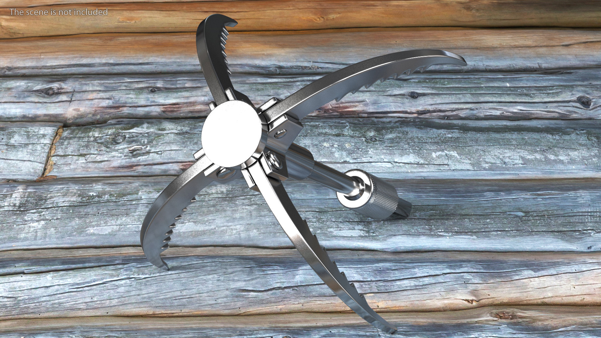 3D Folding Climbing Grappling Hook