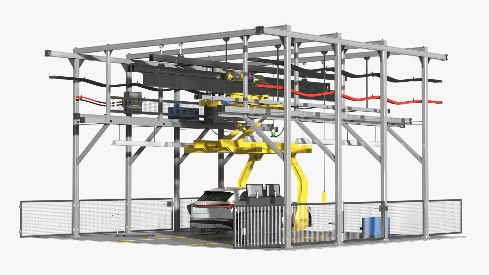 3D Audi Assembly Line model