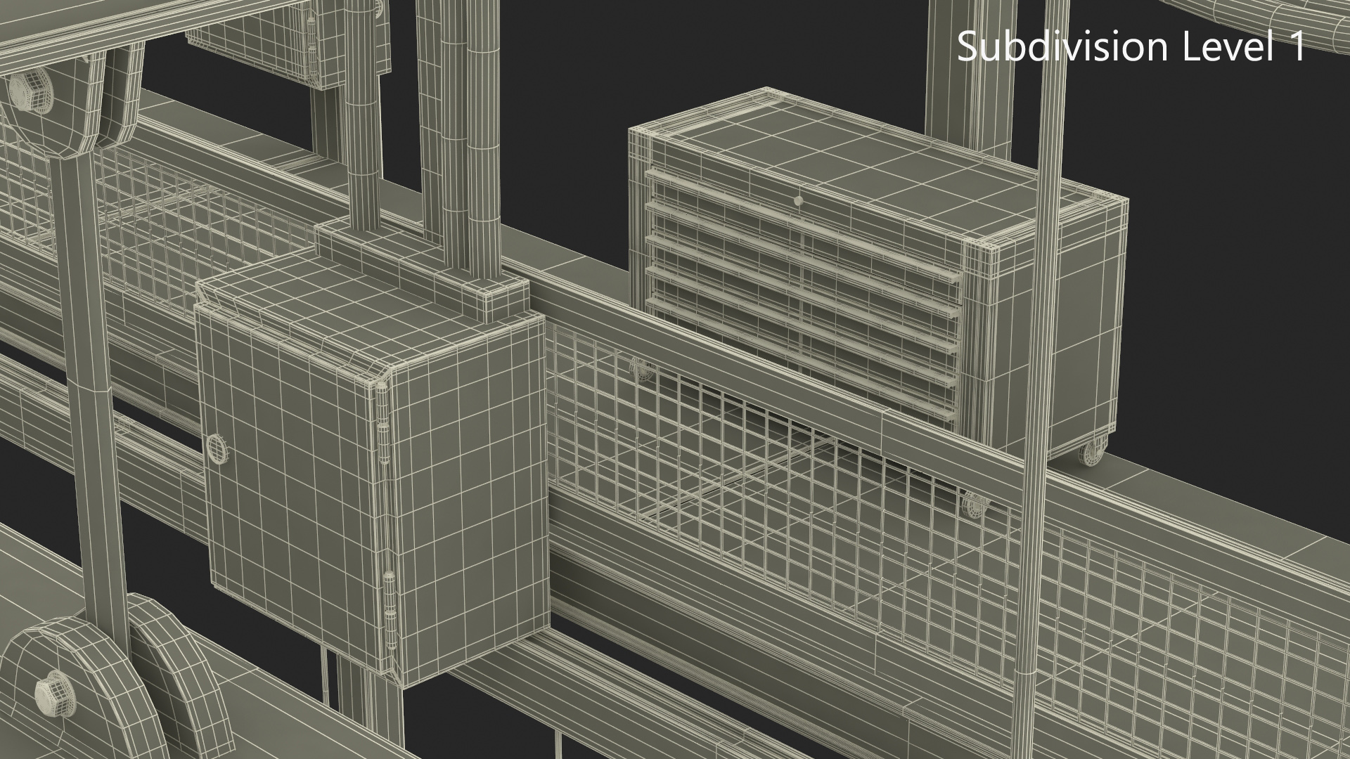 3D Audi Assembly Line model