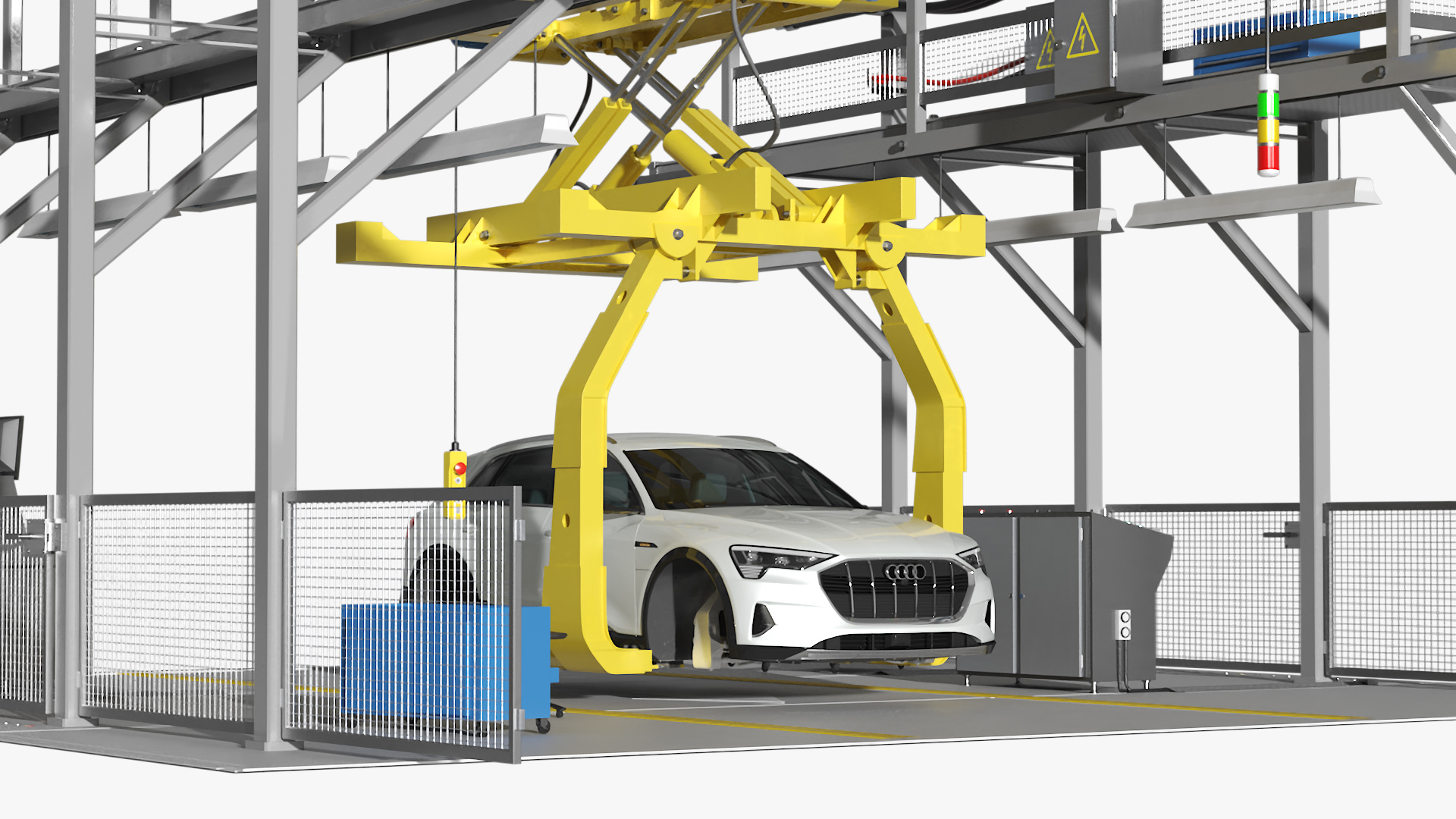 3D Audi Assembly Line model