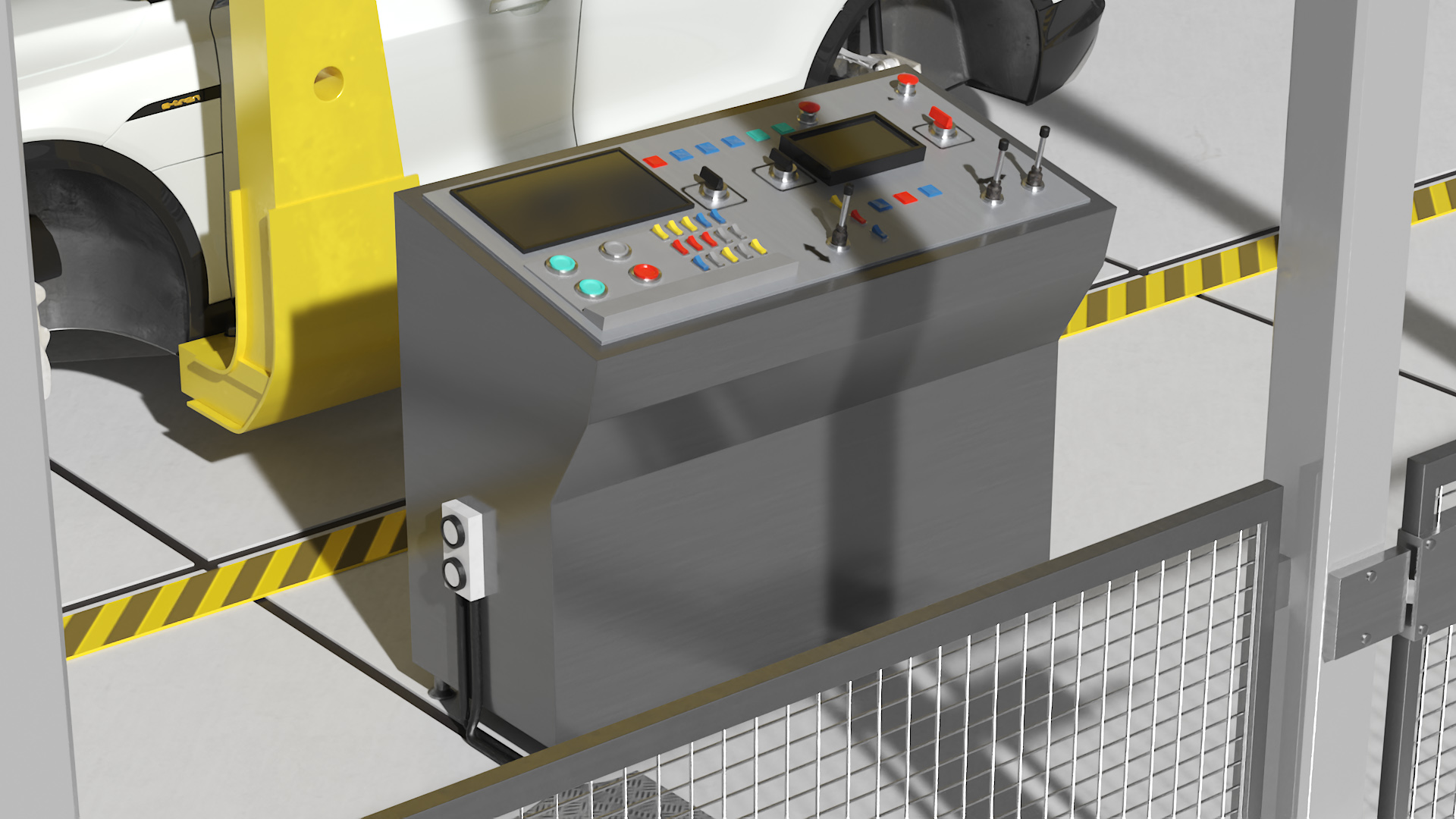 3D Audi Assembly Line model