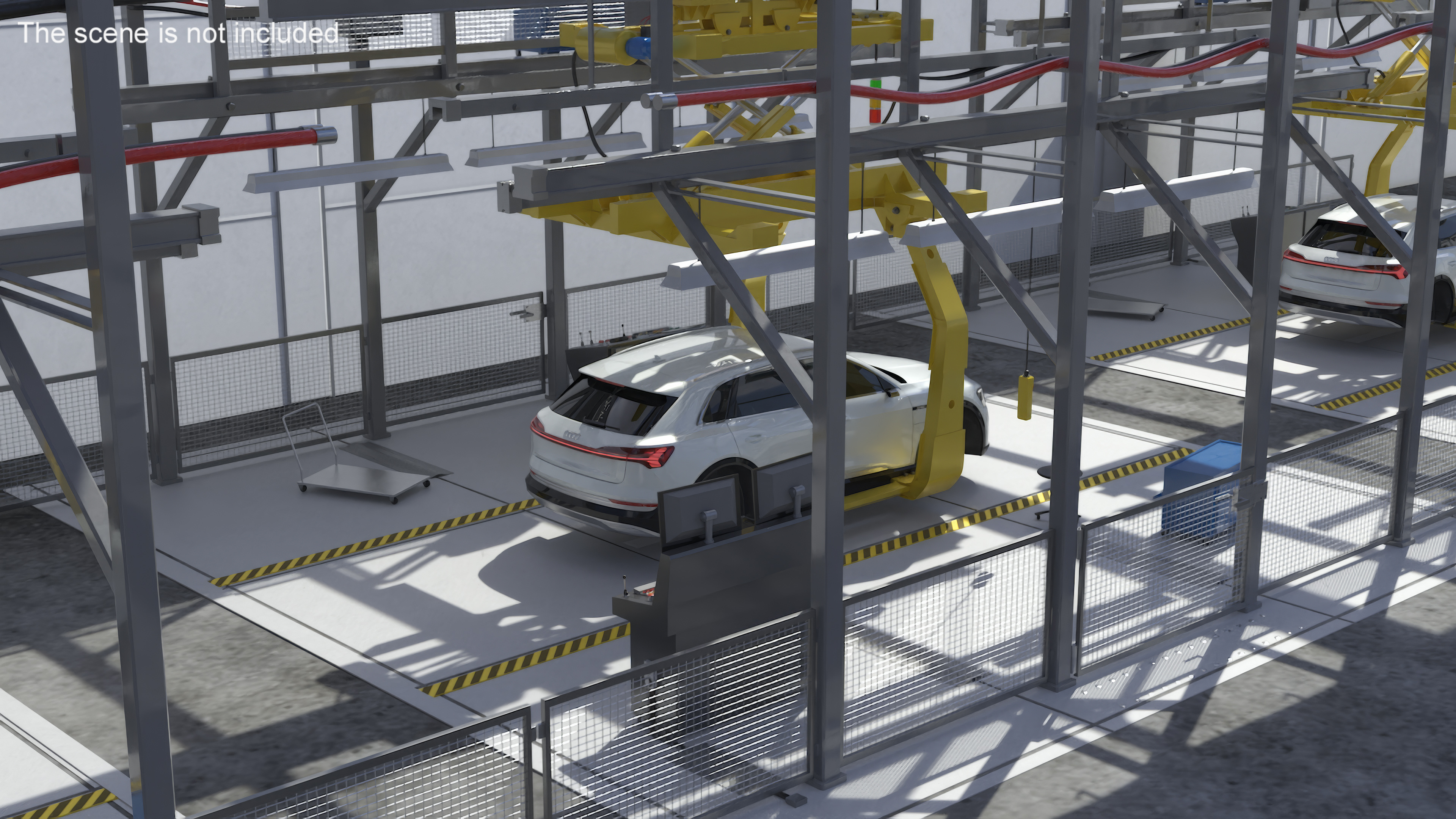 3D Audi Assembly Line model