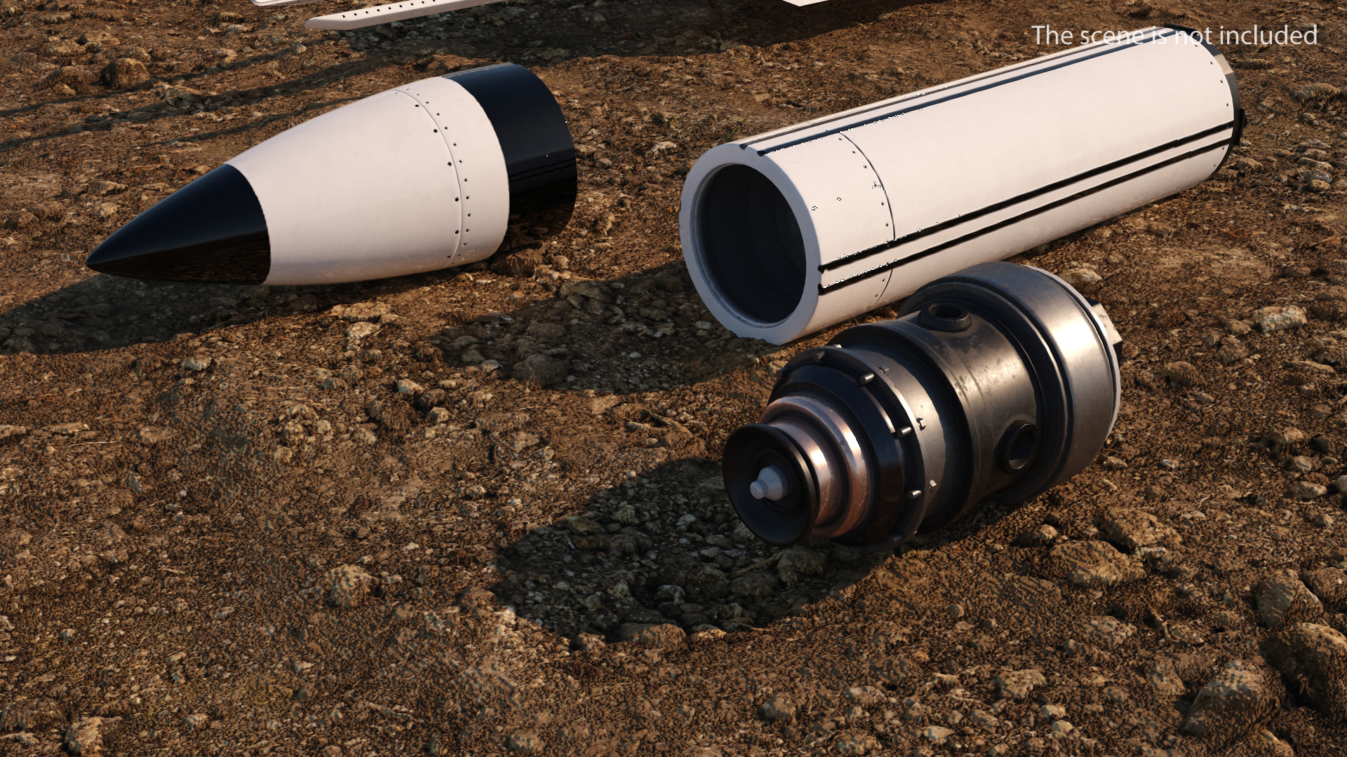 Anti Air Warfare Missile SM6 Set 3D