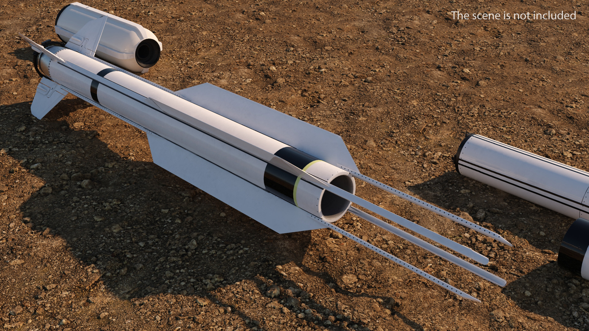 Anti Air Warfare Missile SM6 Set 3D