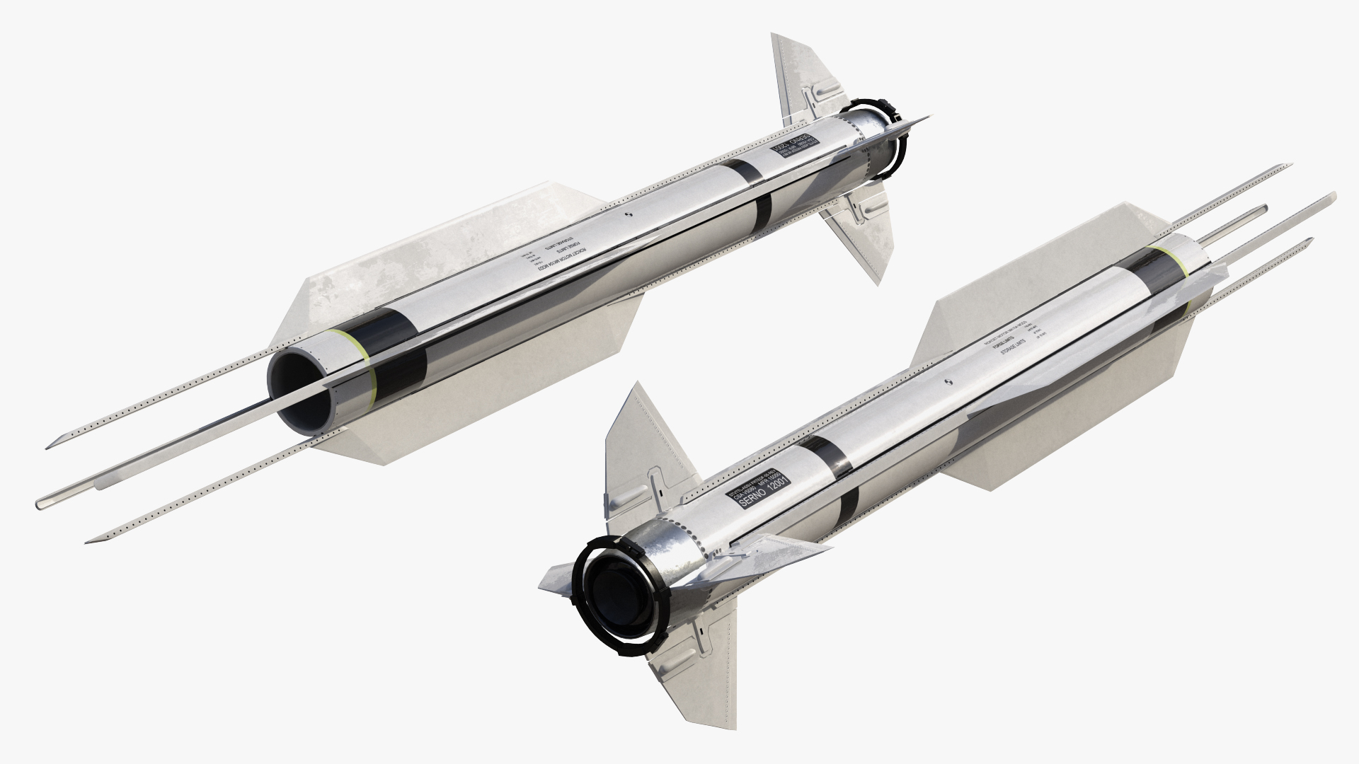 Anti Air Warfare Missile SM6 Set 3D