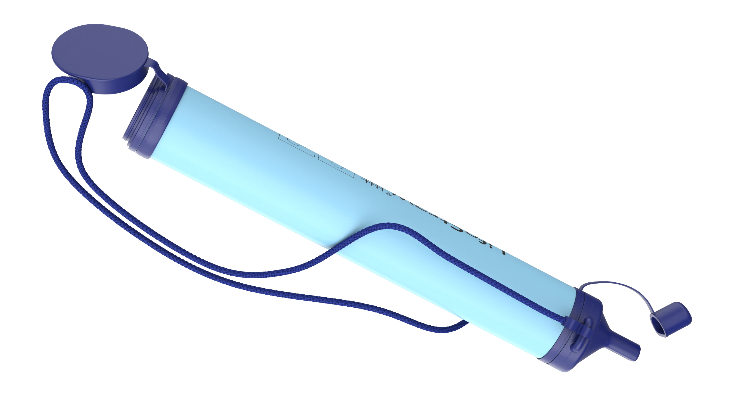LifeStraw Water Filter Open 3D