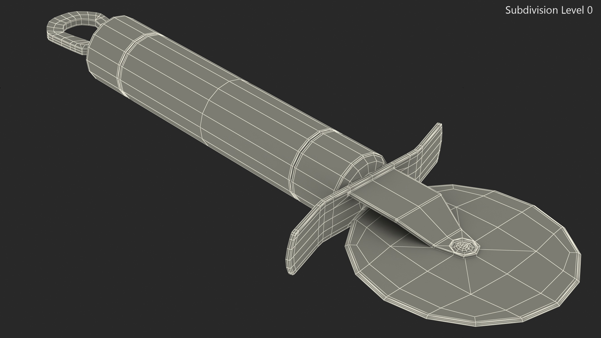 3D Rolling Pizza Cutter Generic model