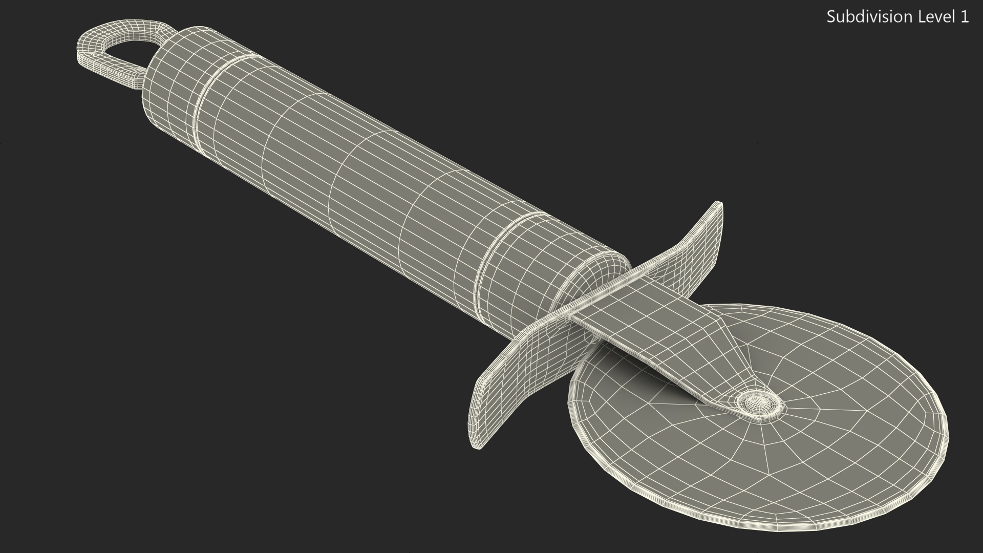 3D Rolling Pizza Cutter Generic model