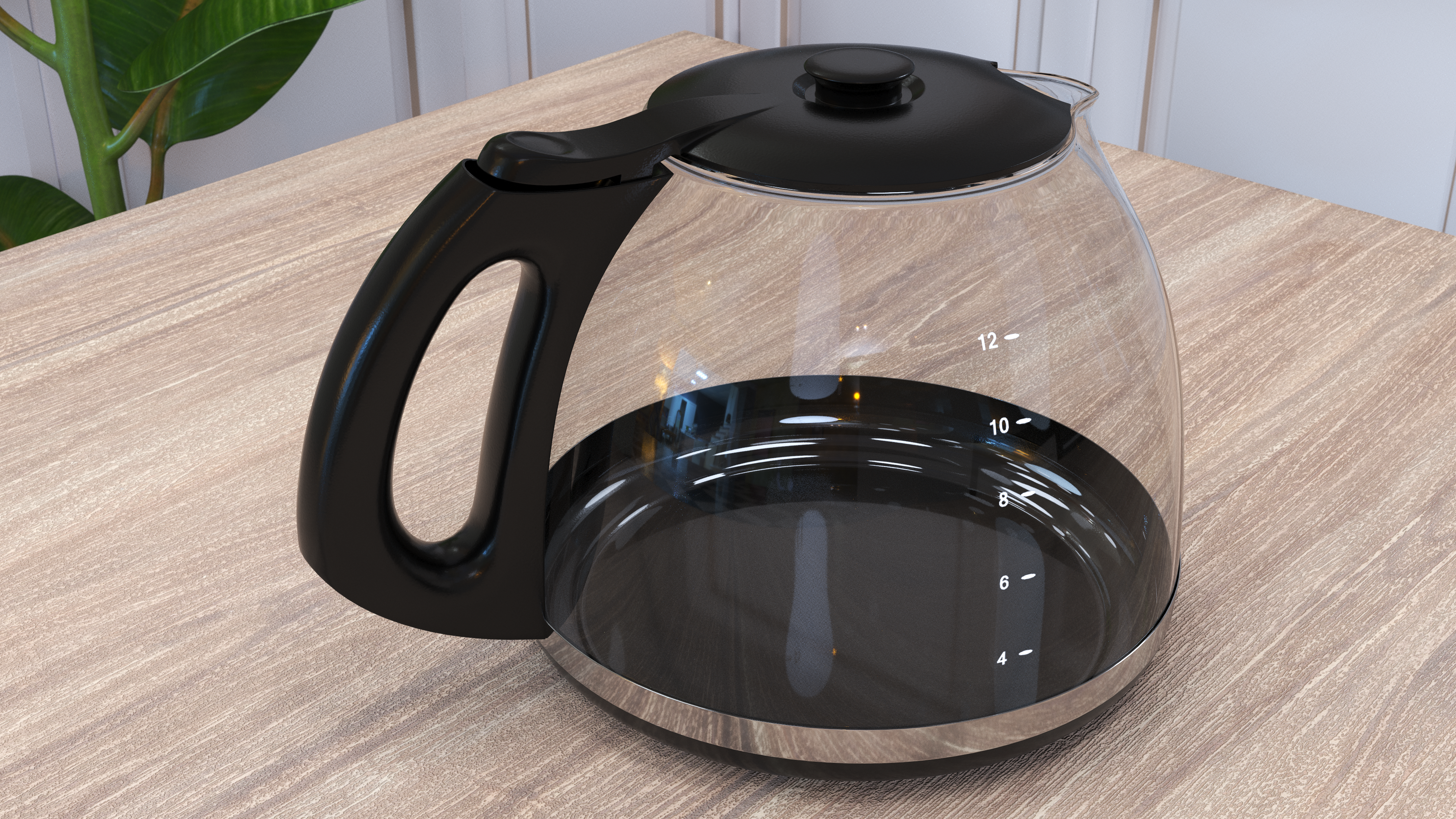 Glass Carafe with Lid, view 5