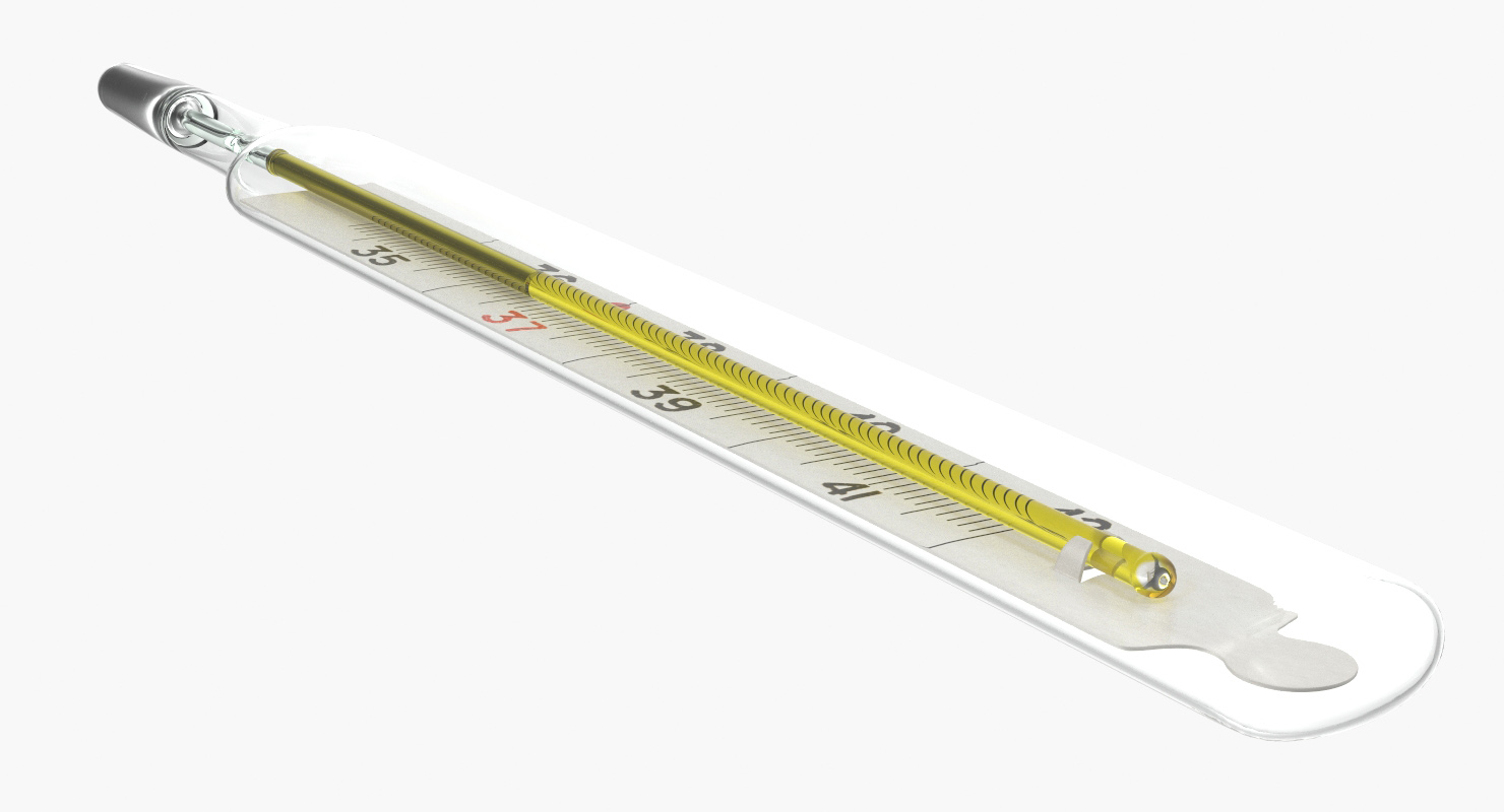 Mercury Thermometer 3D model