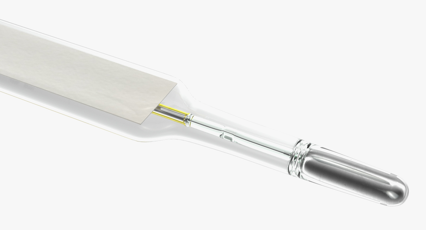 Mercury Thermometer 3D model