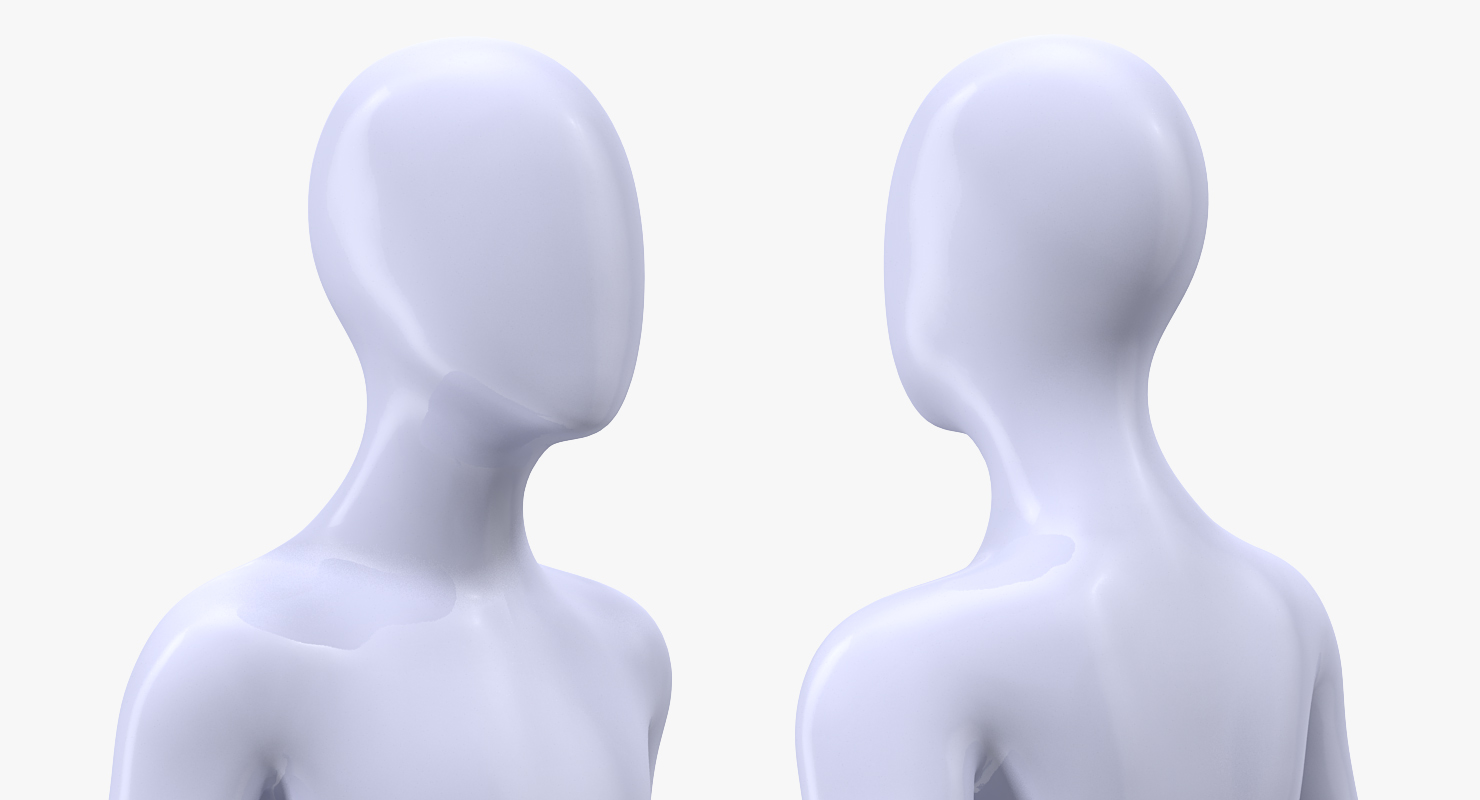 3D Child Mannequin Walking Pose model