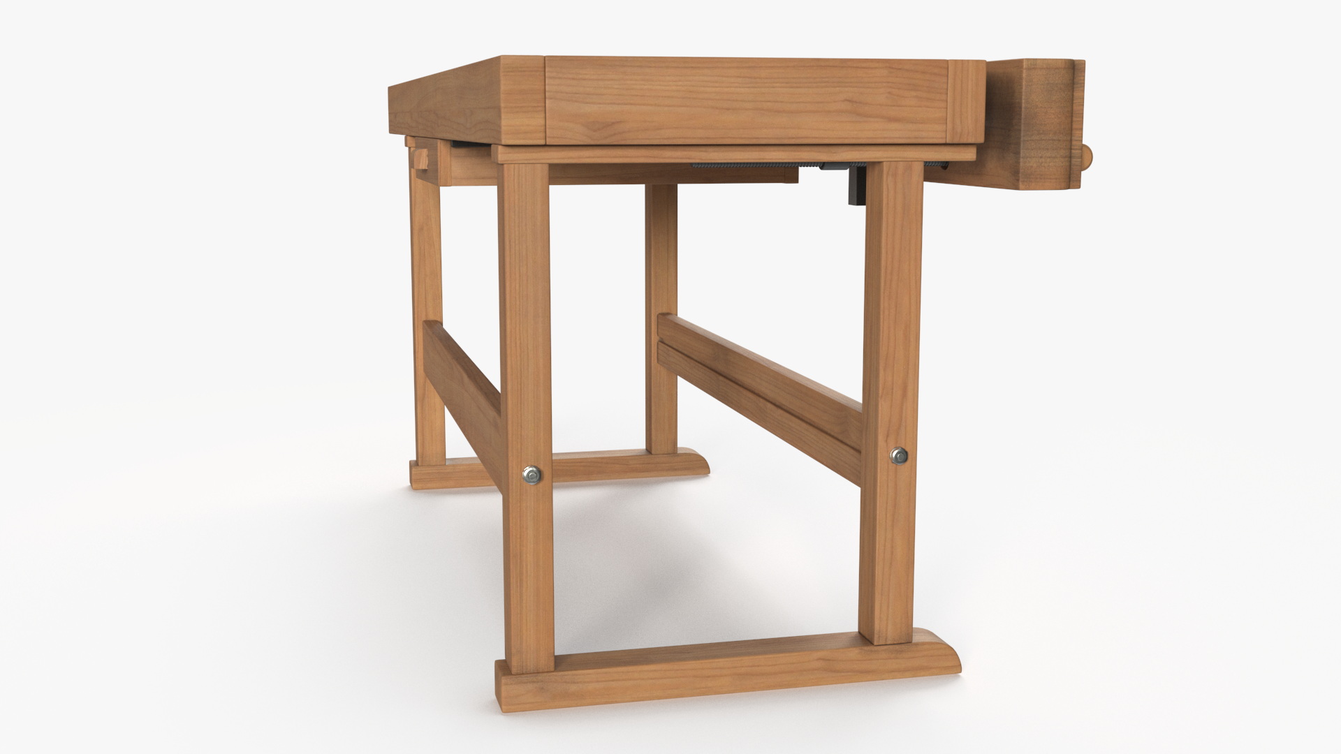 3D Oak Workbench for Woodwork