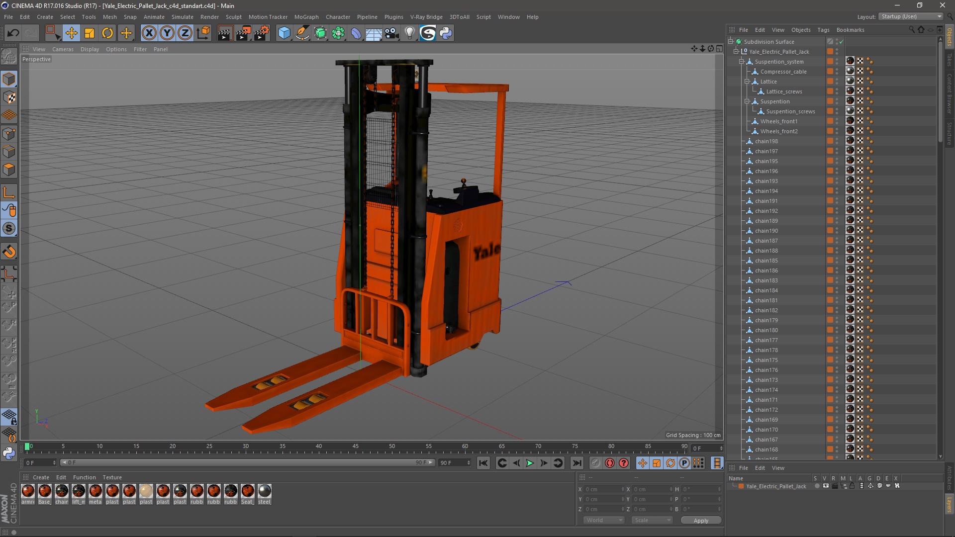 3D model Yale Electric Pallet Jack