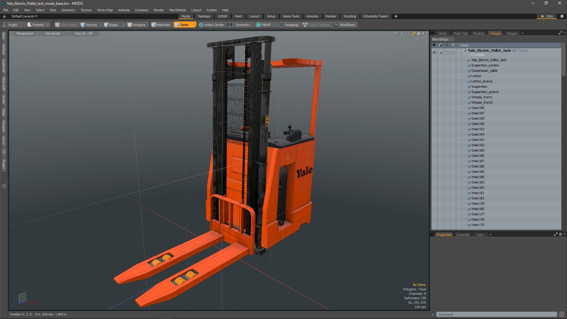 3D model Yale Electric Pallet Jack