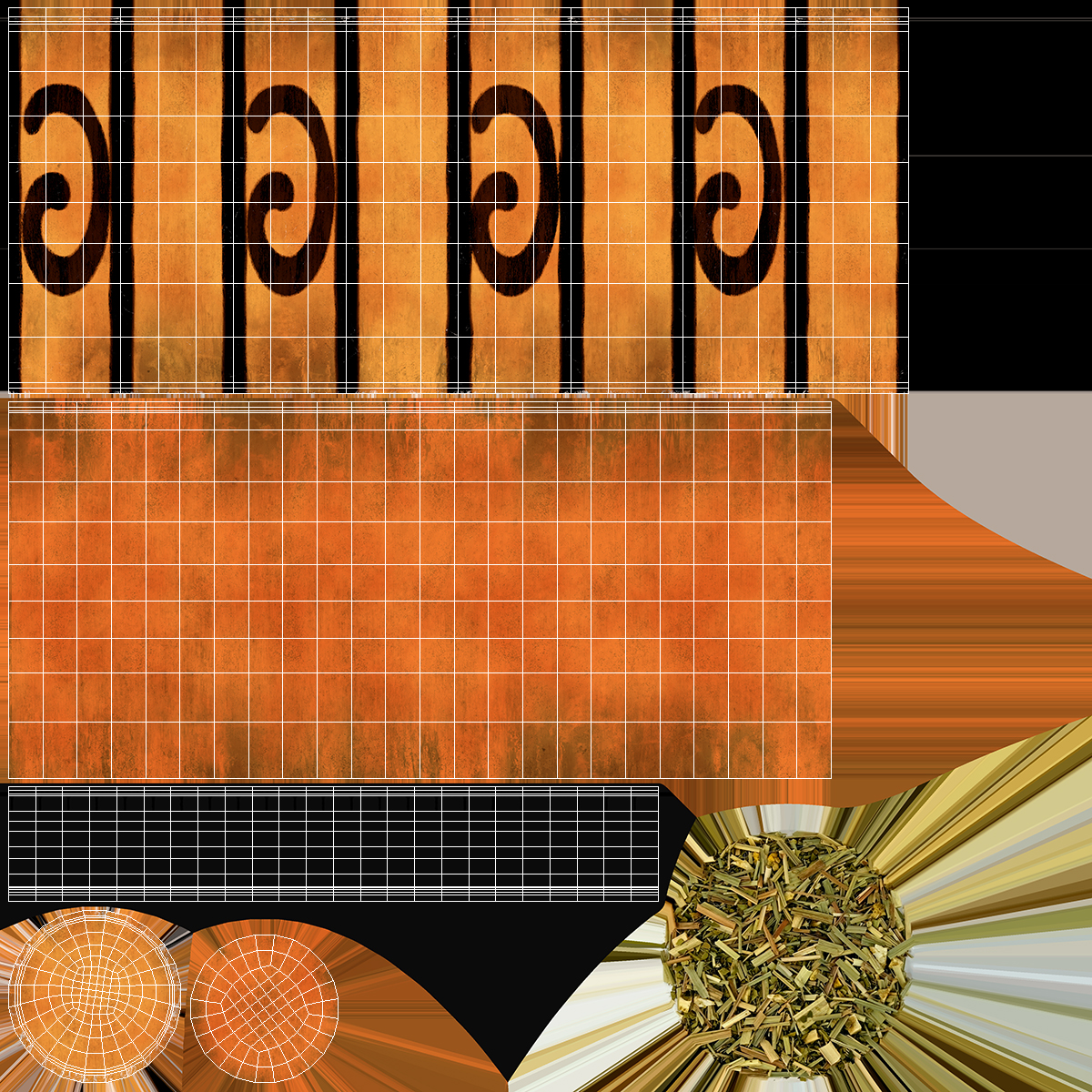 3D Yerba Mate Pattern model